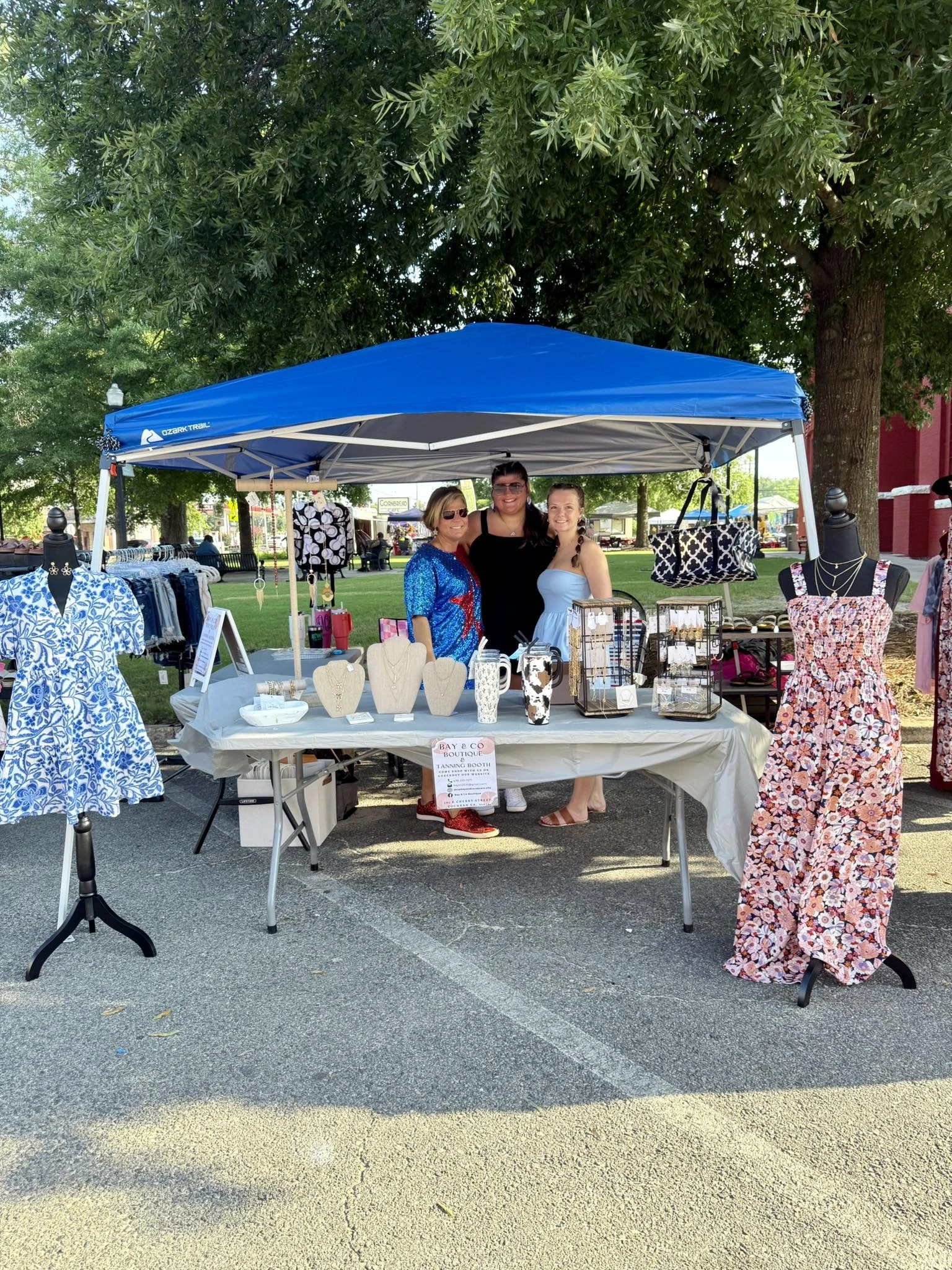 Bay & Co Boutique booth setup 2