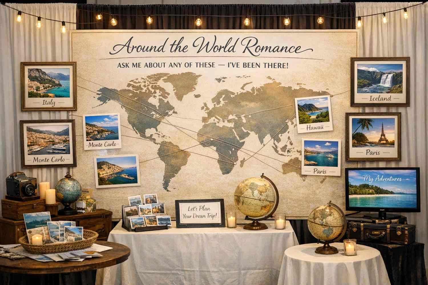 Wild Map Adventures booth setup 1
