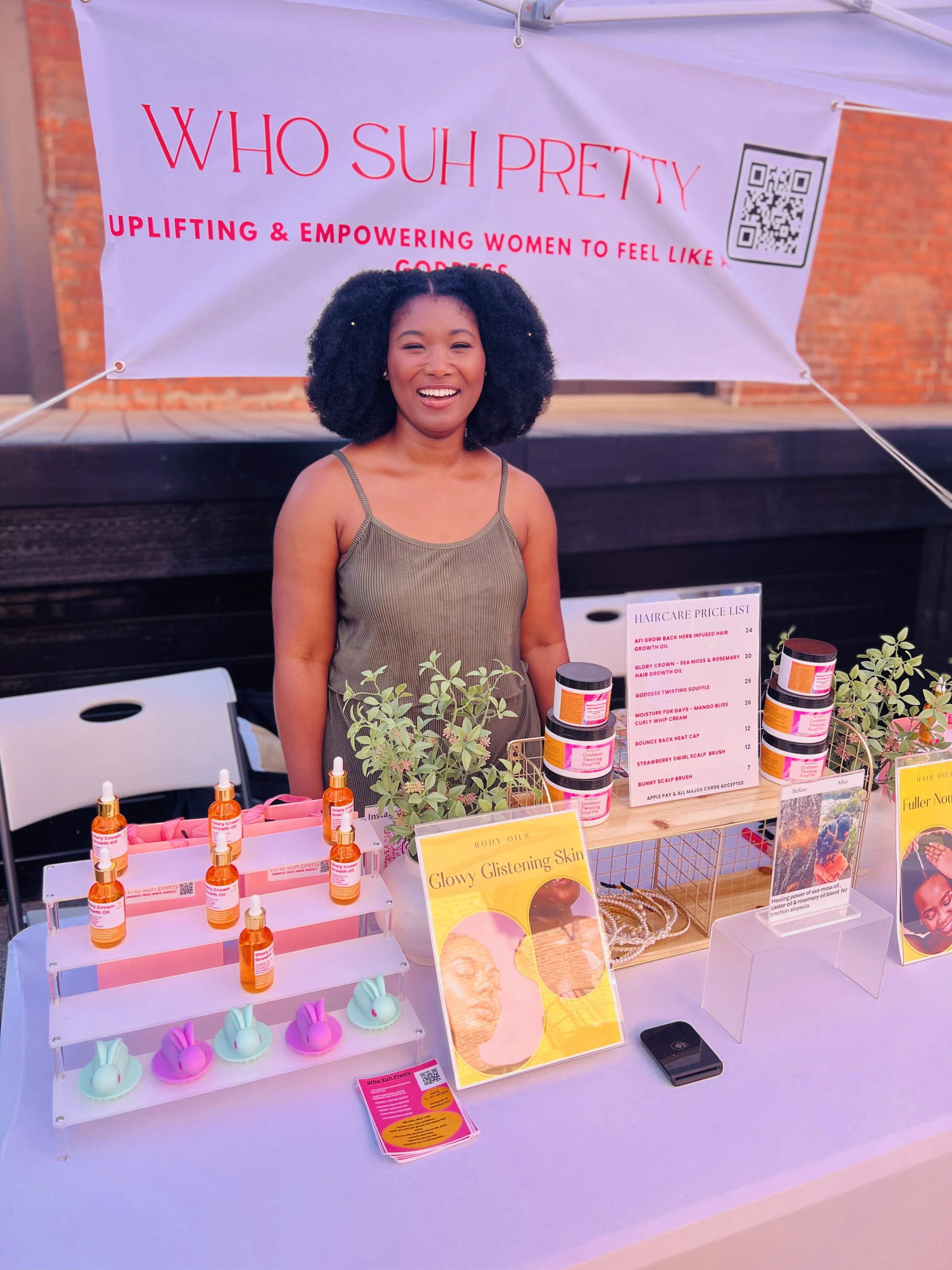 Who Suh Pretty booth setup 8