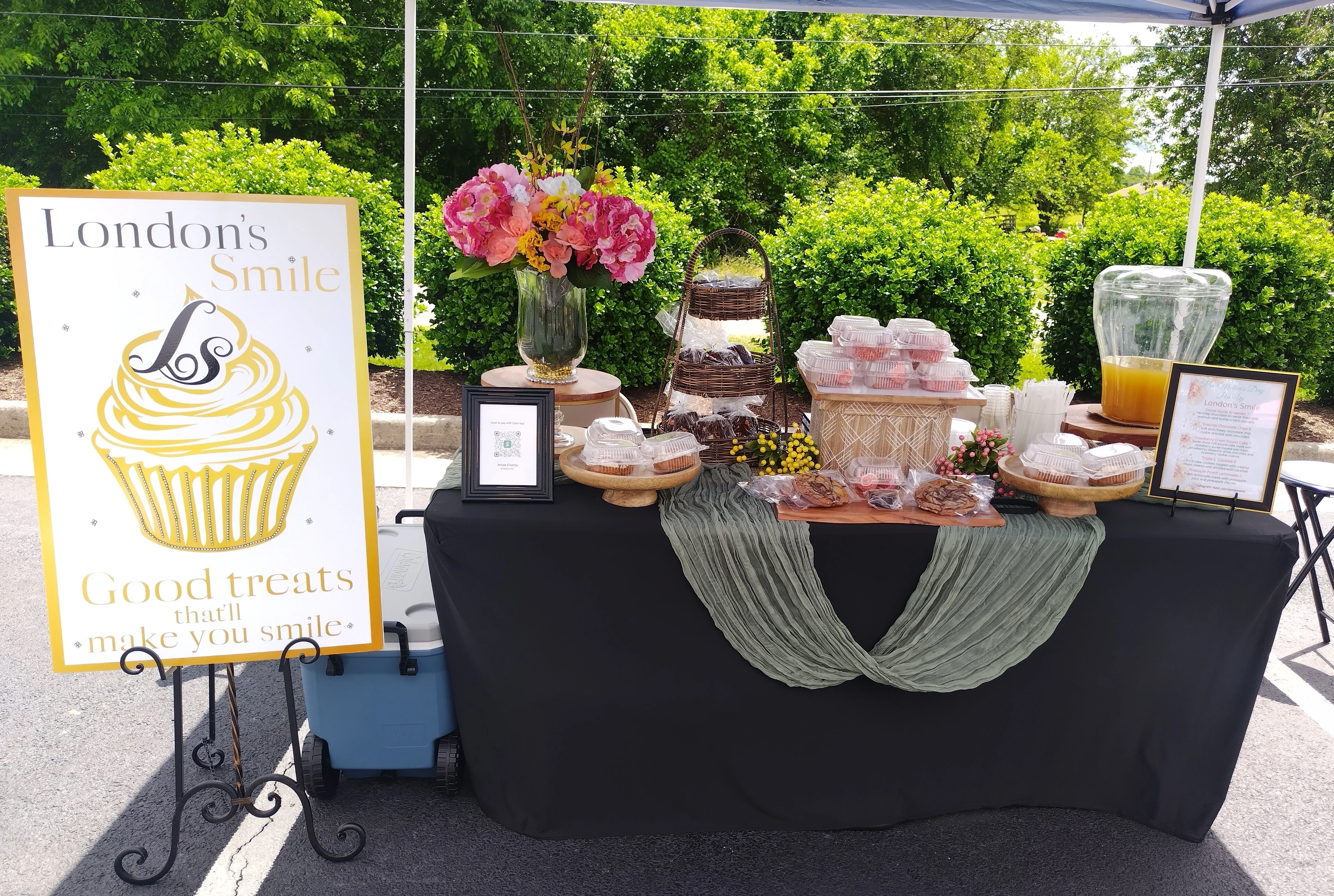 London’s Smile booth setup 1