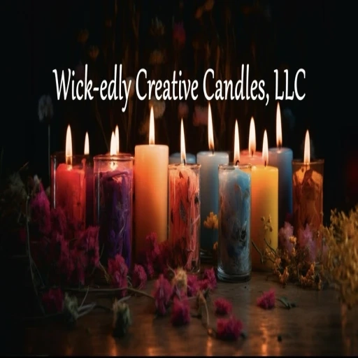 Wick-edly Creative Candles, LLC logo