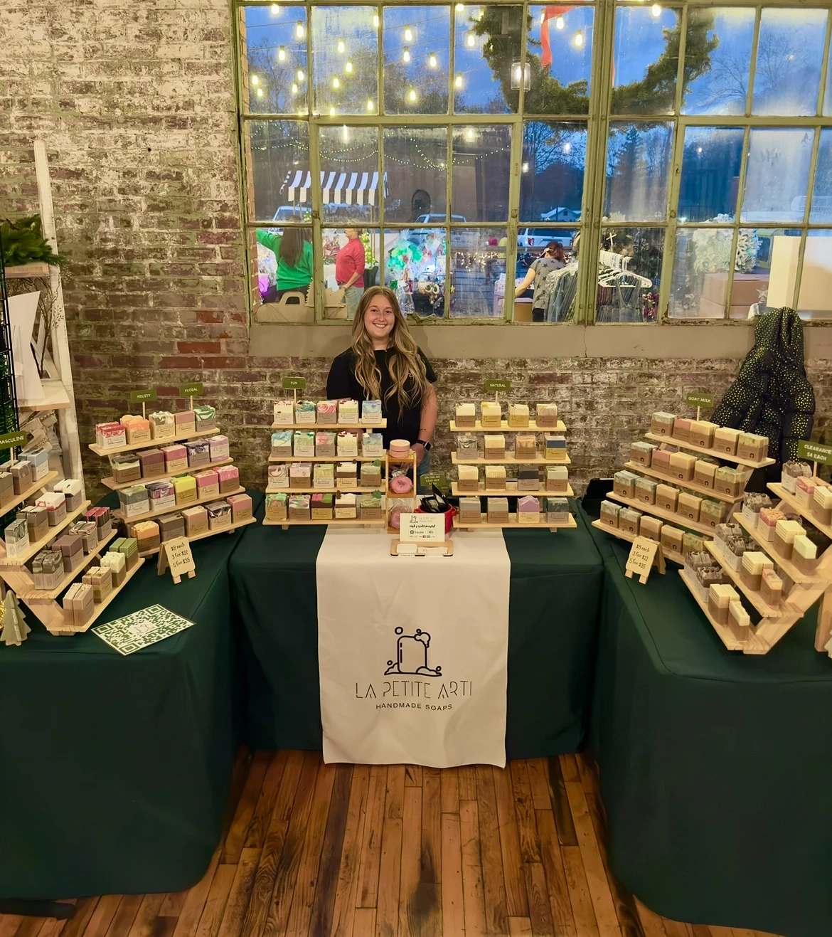 La Petite Arti booth setup 1