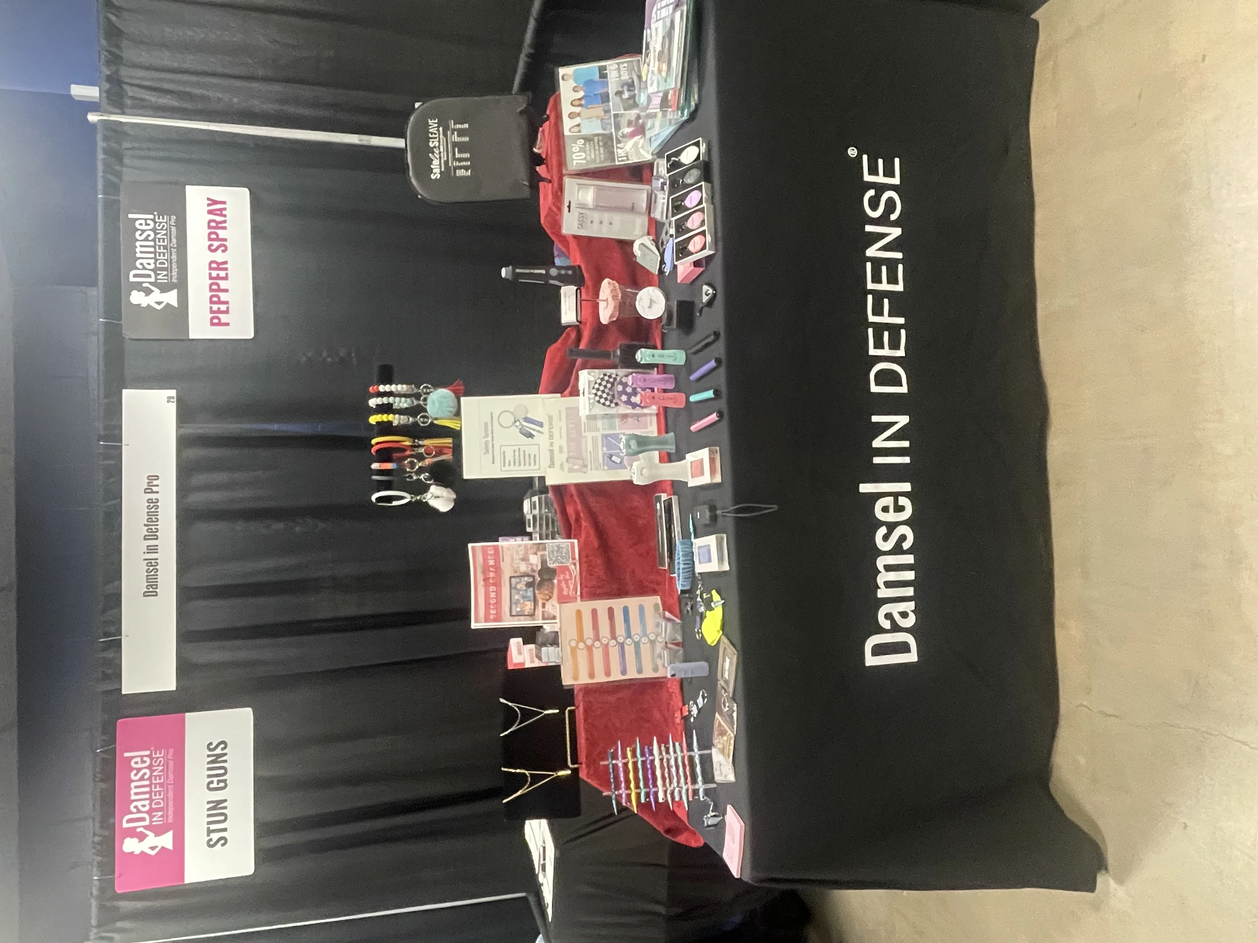 Damsel Ninja Nancy booth setup 1