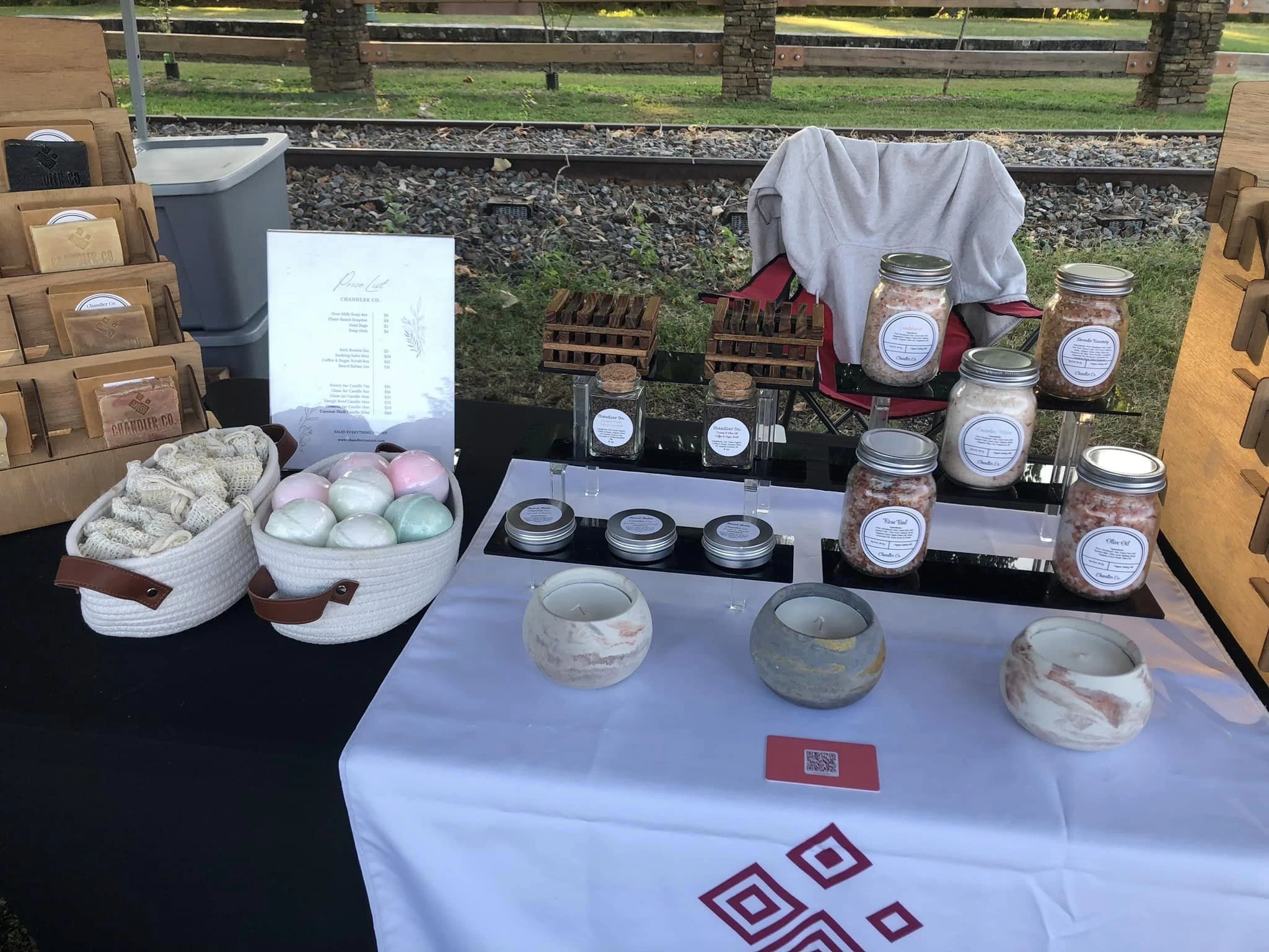 Chandler Co. booth setup 10