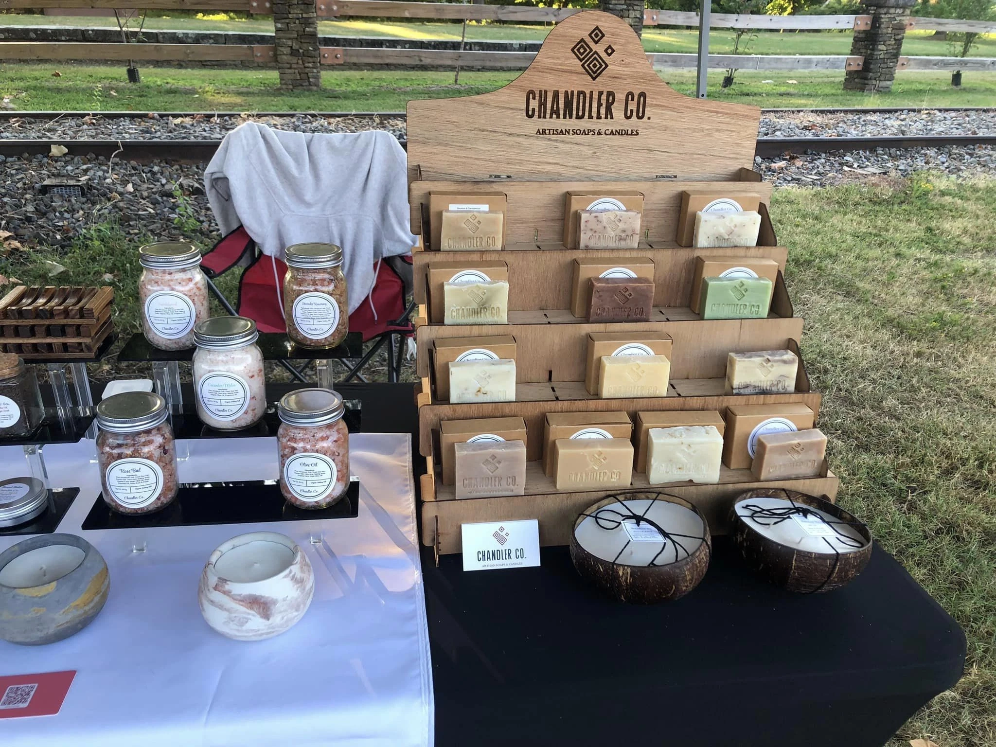 Chandler Co. booth setup 11