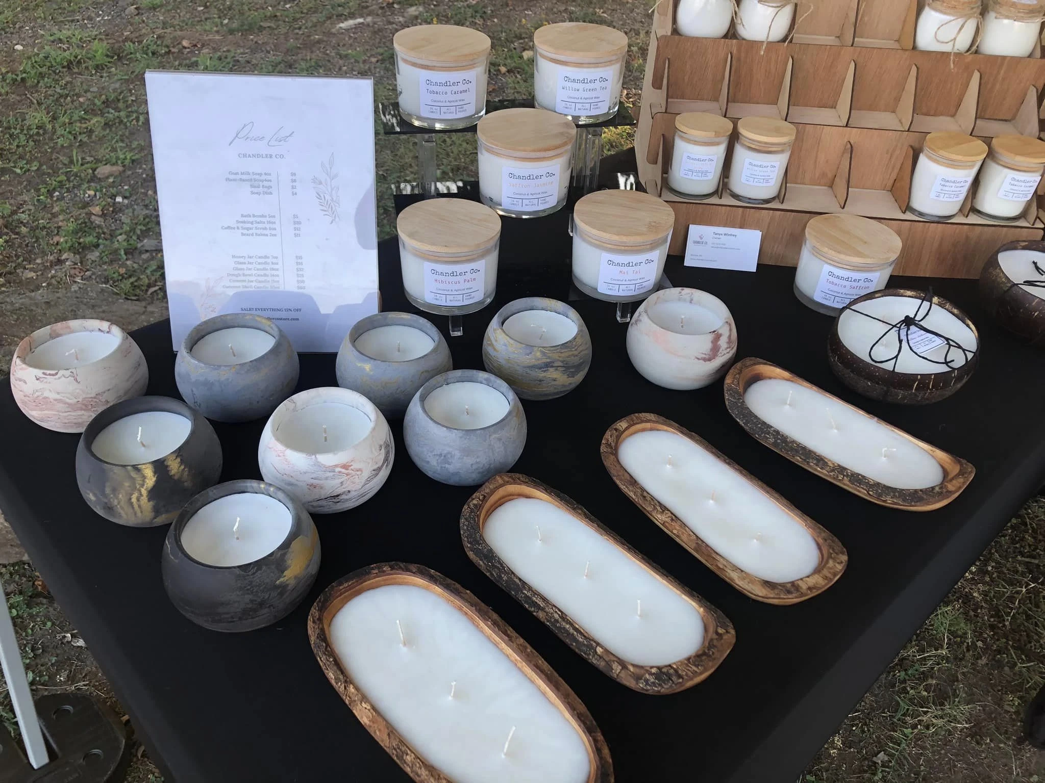 Chandler Co. booth setup 12