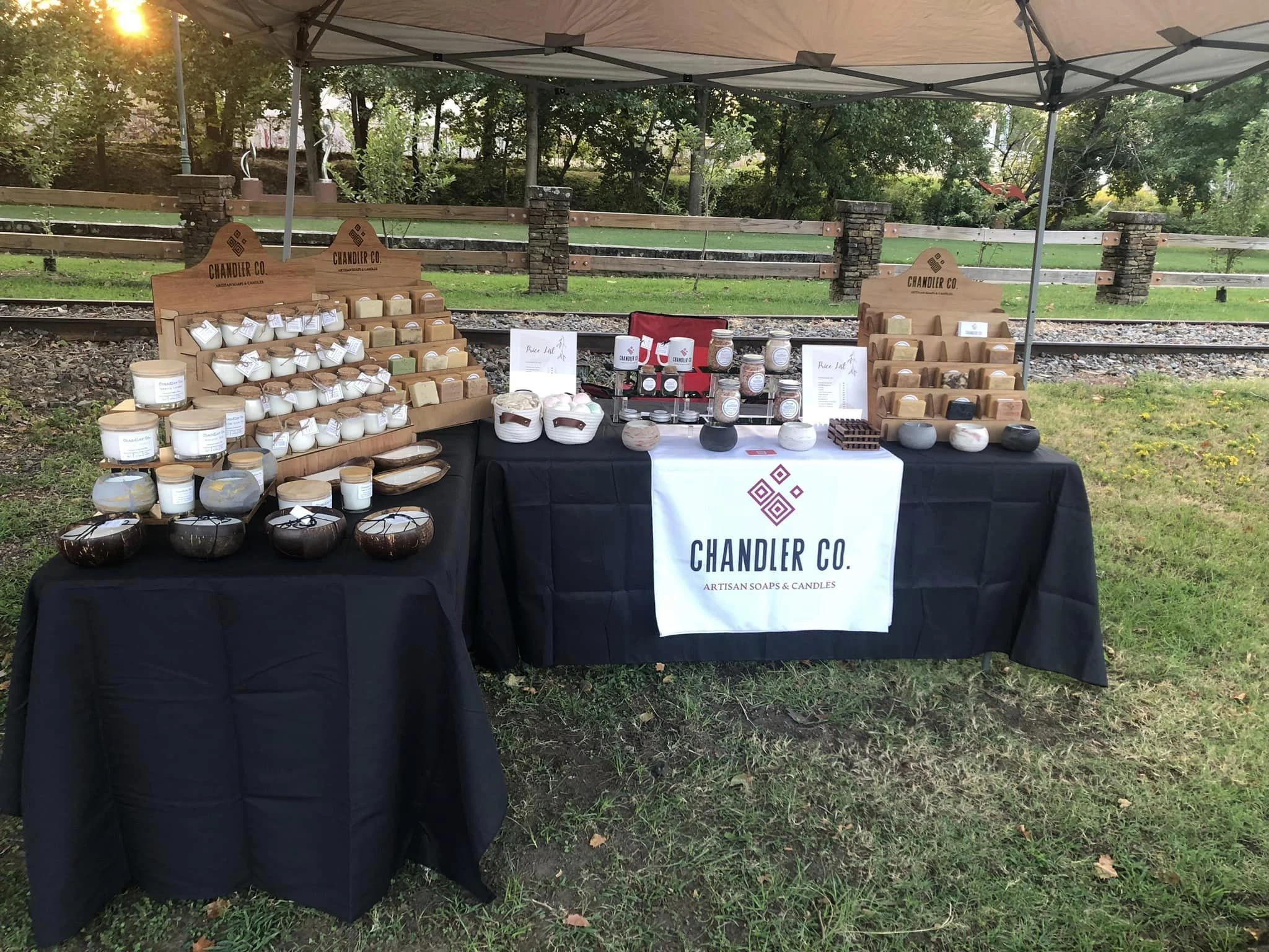Chandler Co. booth setup 13