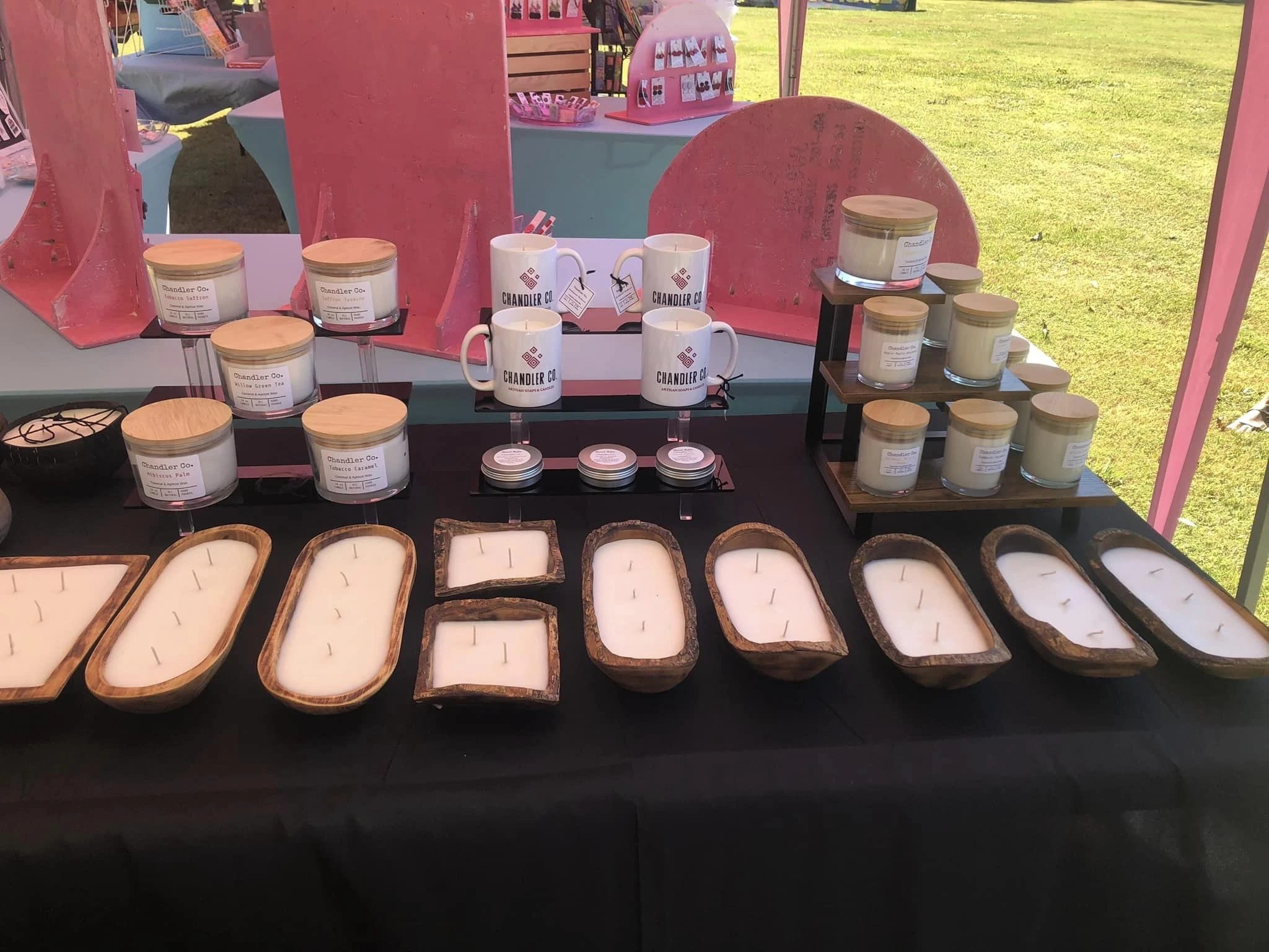 Chandler Co. booth setup 14