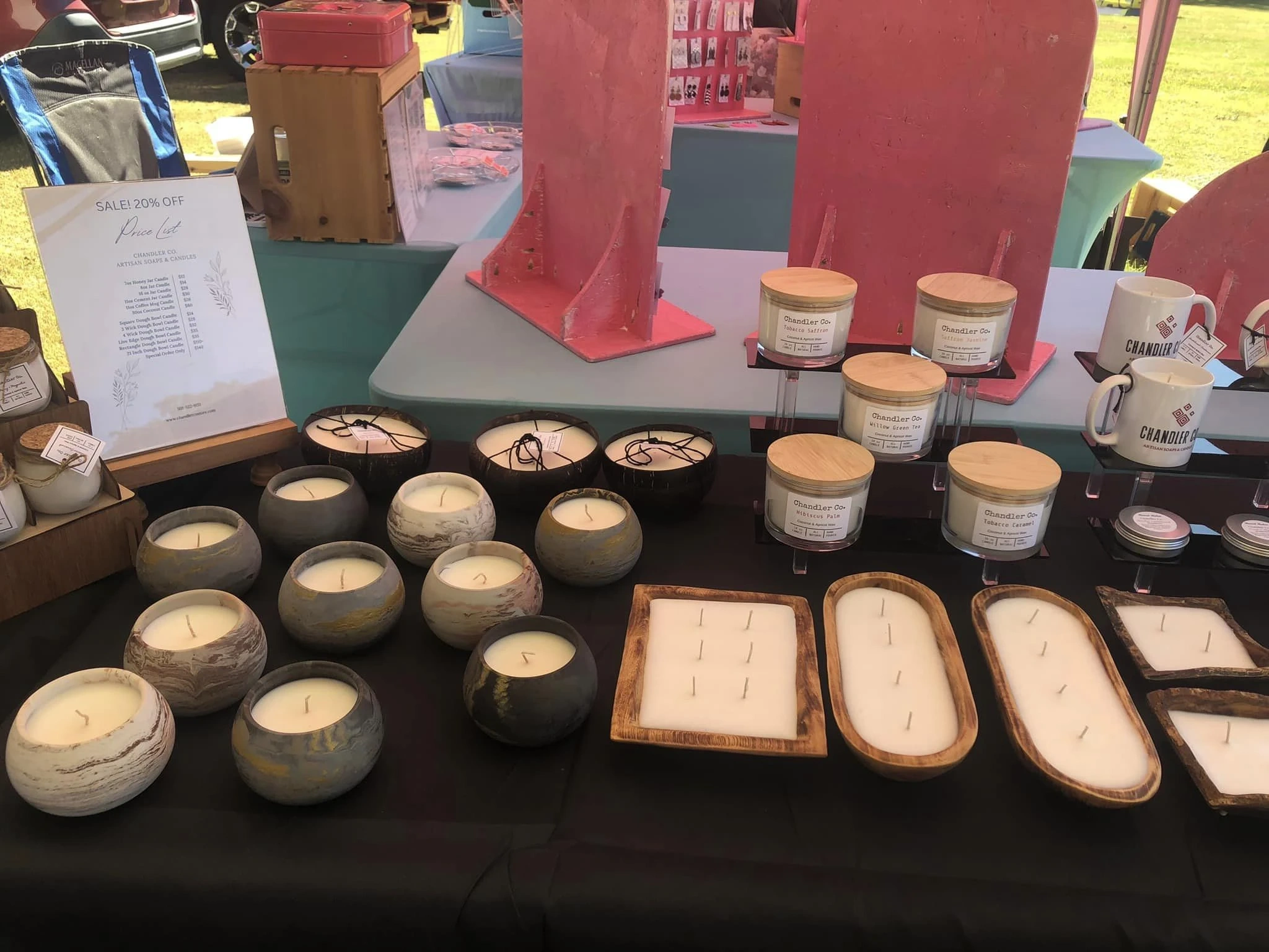 Chandler Co. booth setup 15