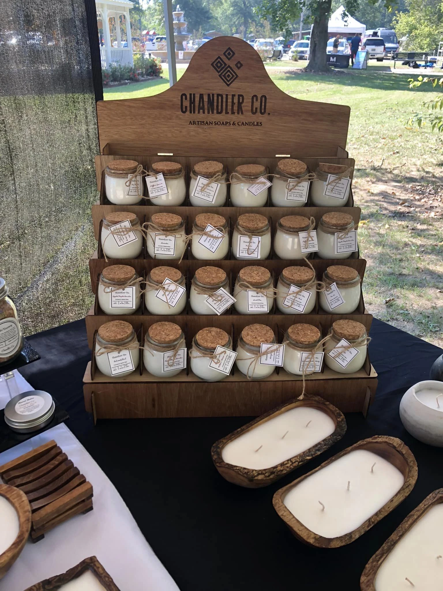 Chandler Co. booth setup 20
