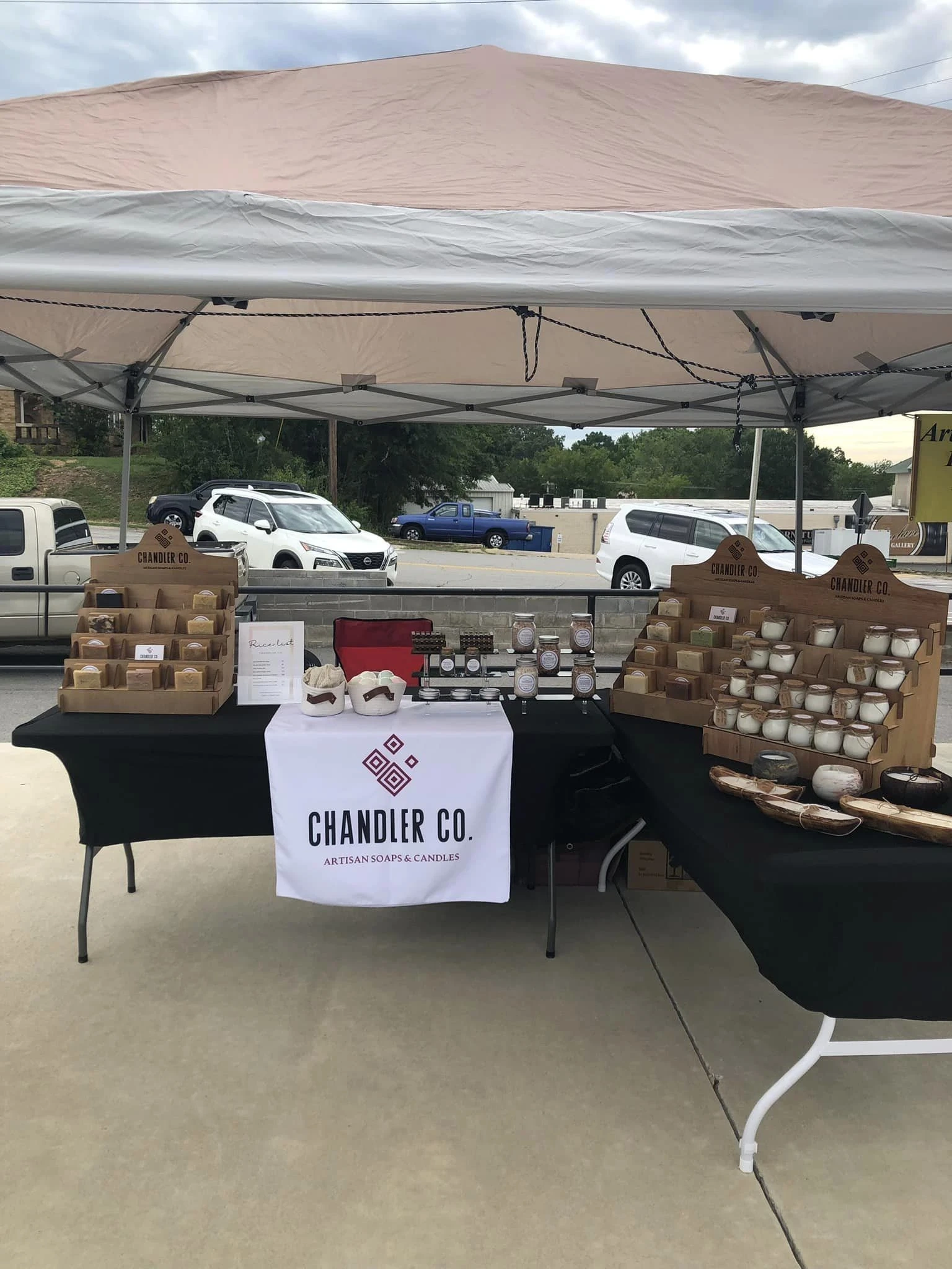 Chandler Co. booth setup 3