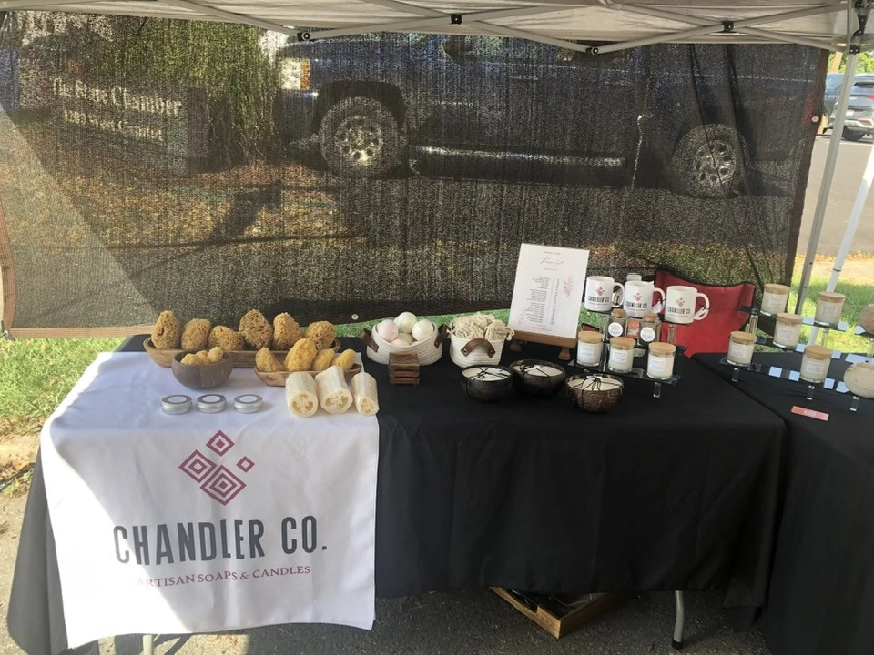 Chandler Co. booth setup 9