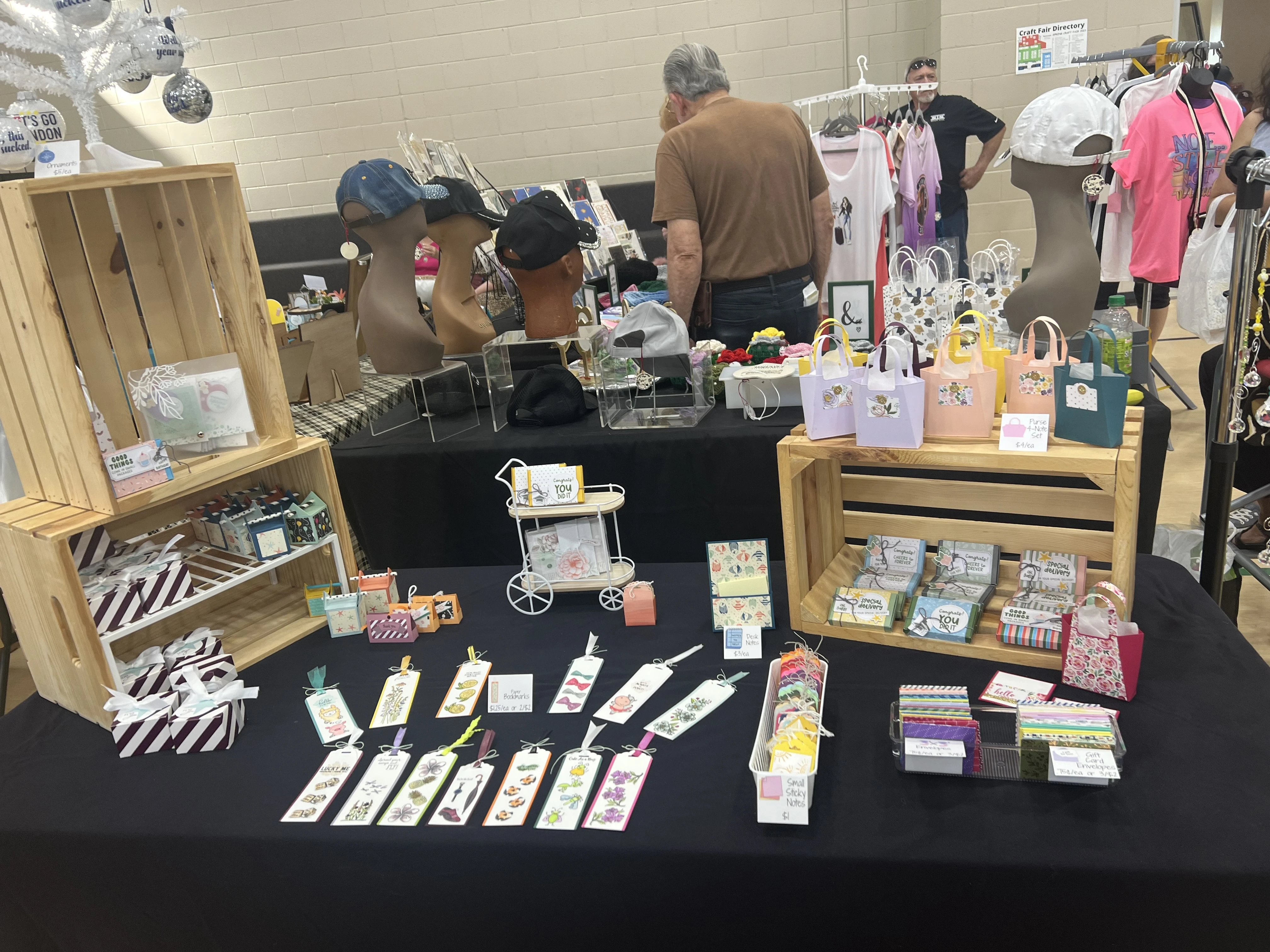 Jennifer Simmons booth setup 1