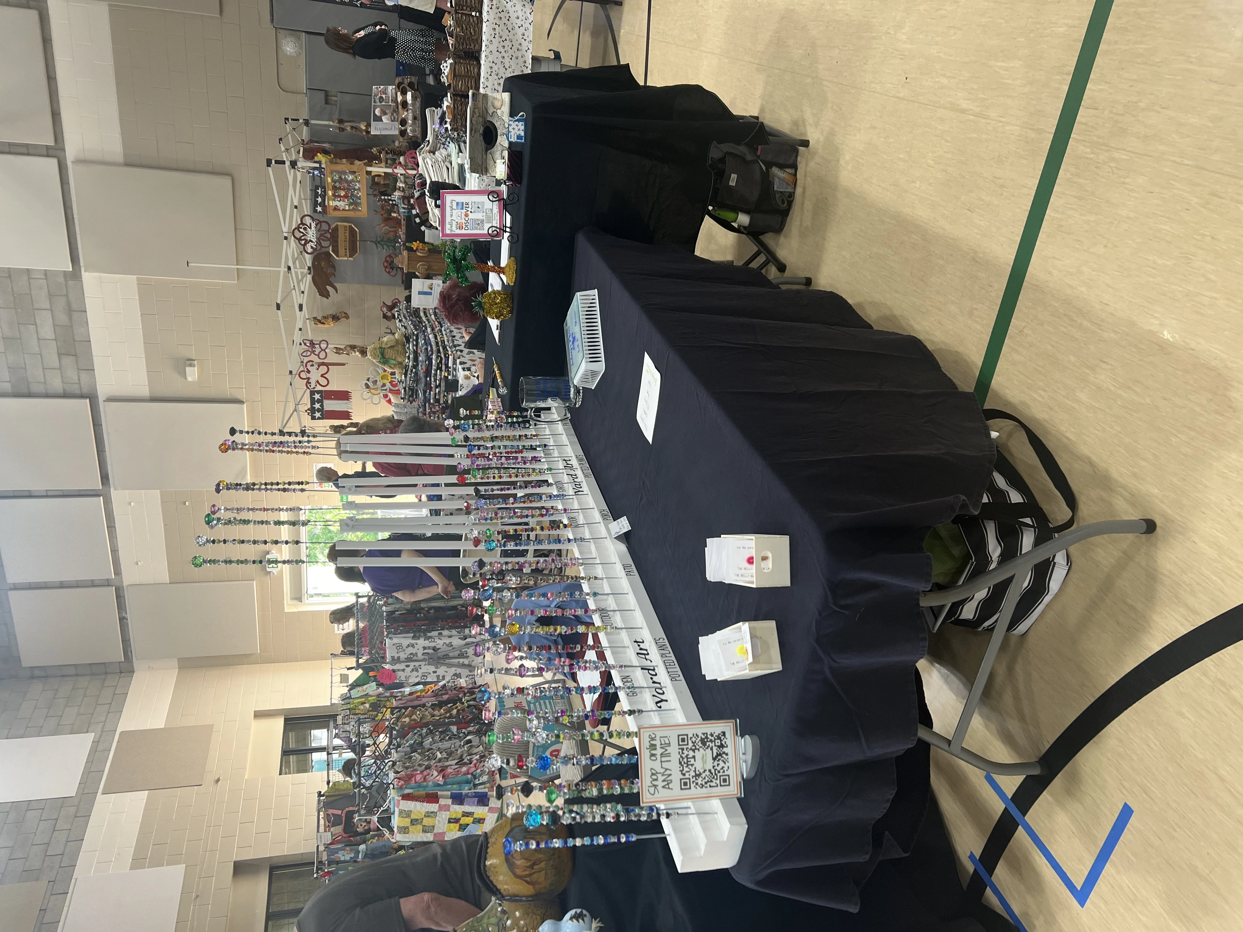 Jennifer Simmons booth setup 3