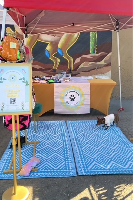 Pooch Couture Apparel booth setup 1