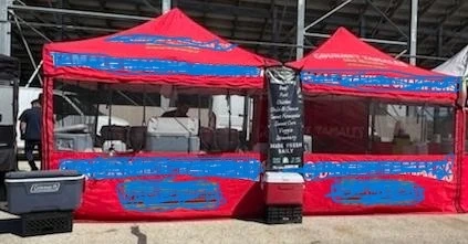 The Original Tamale Co booth setup 2