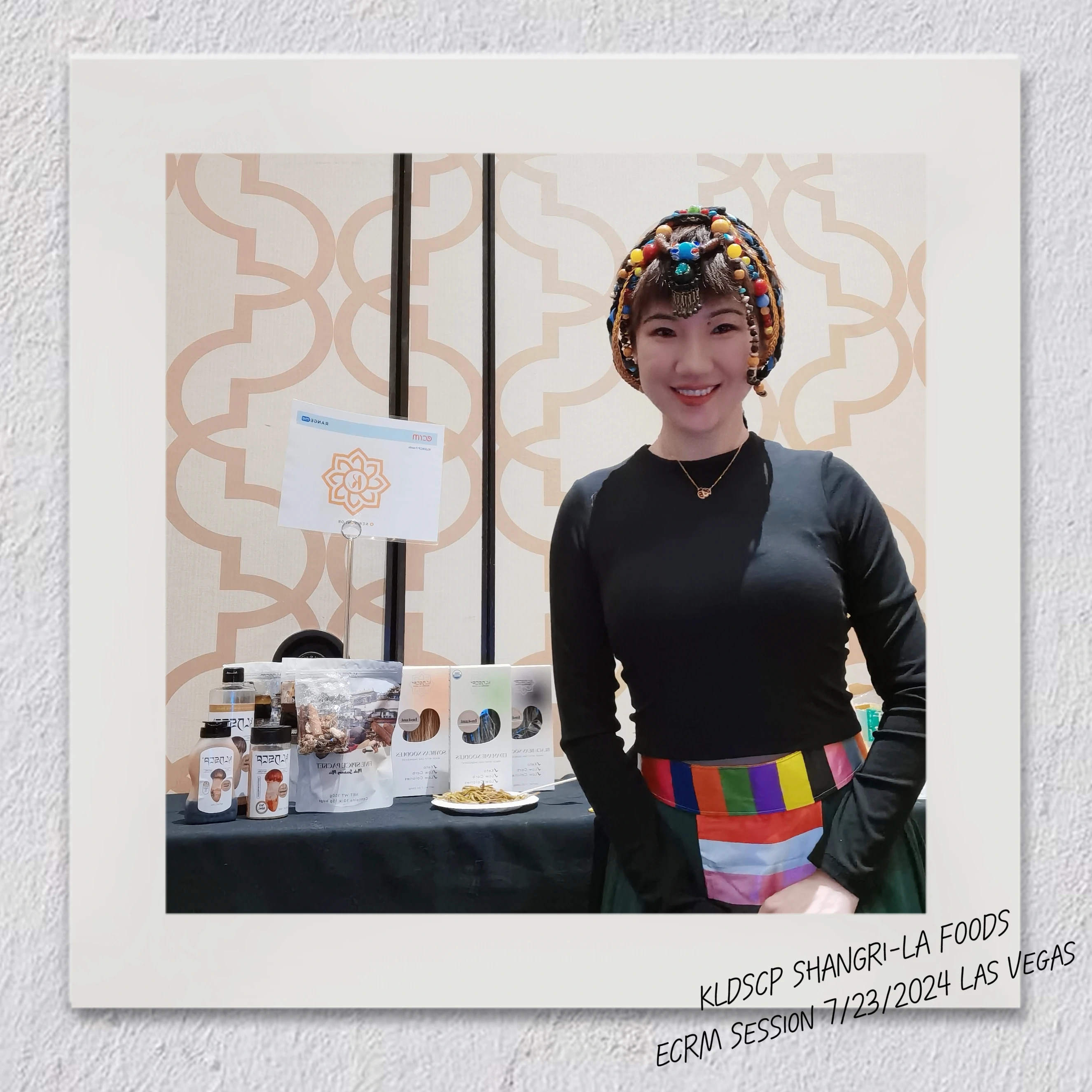KLDSCP Foods booth setup 1
