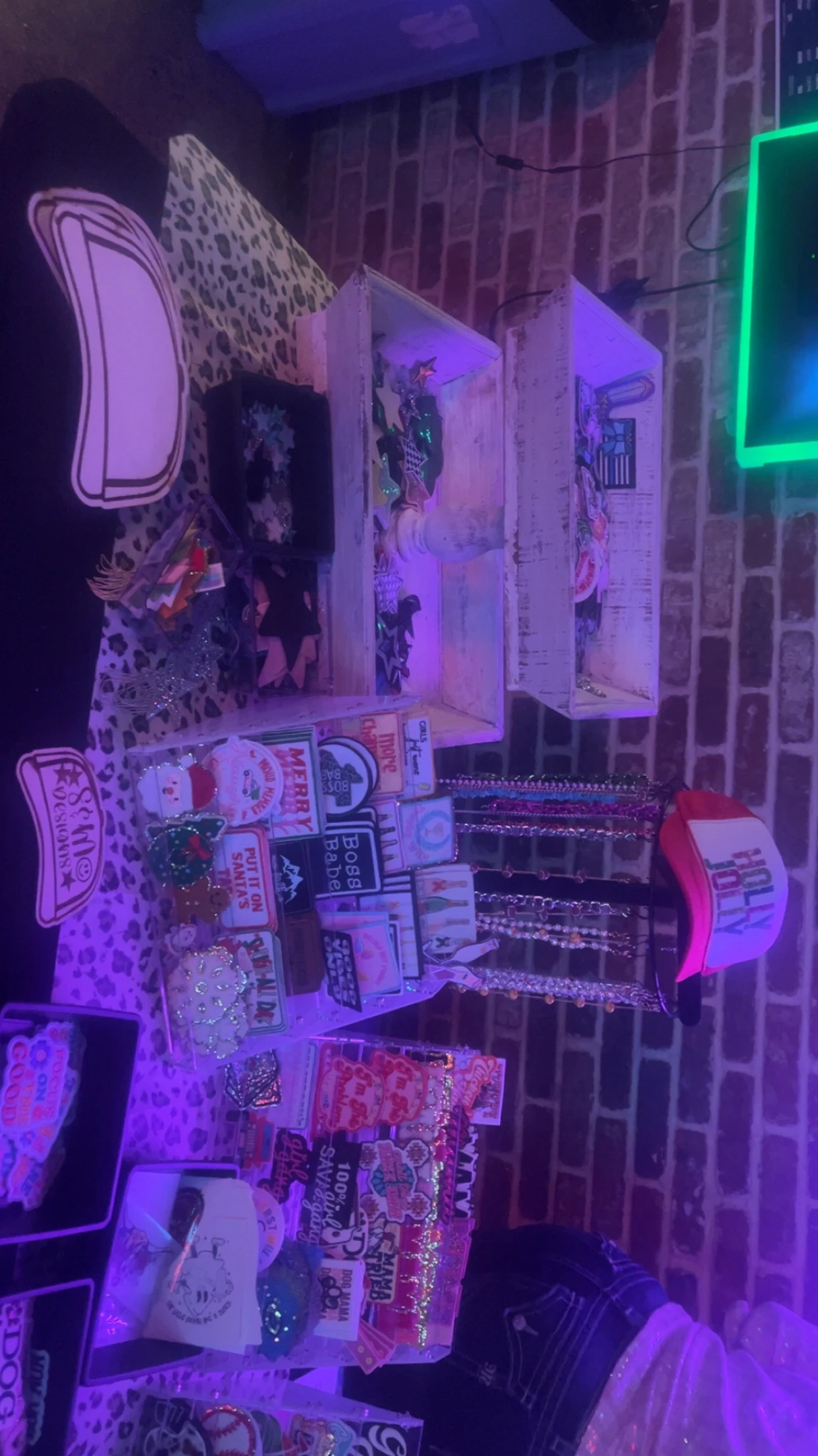 Just Hats etc booth setup 1