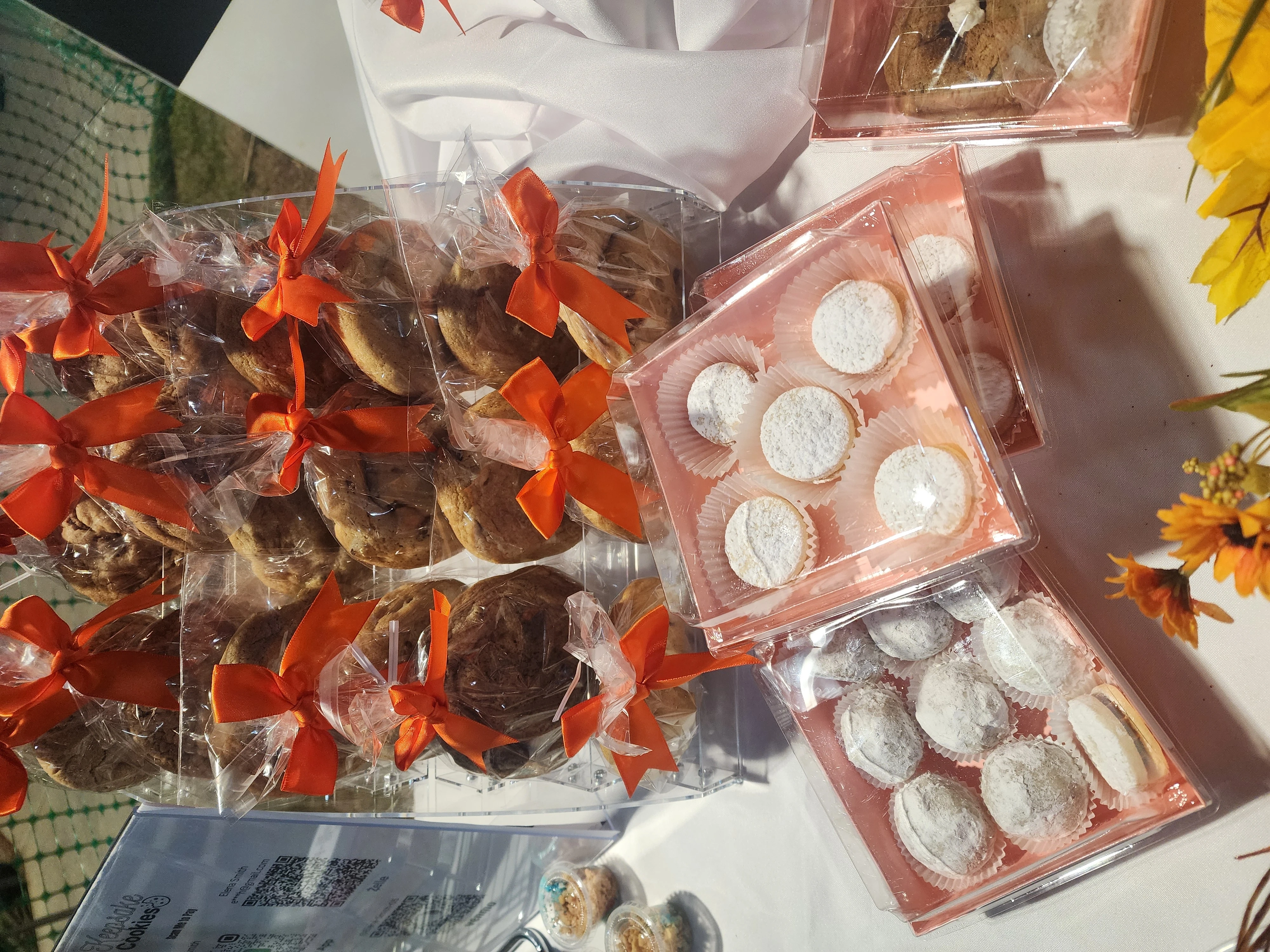 Keepsake Cookies booth setup 2