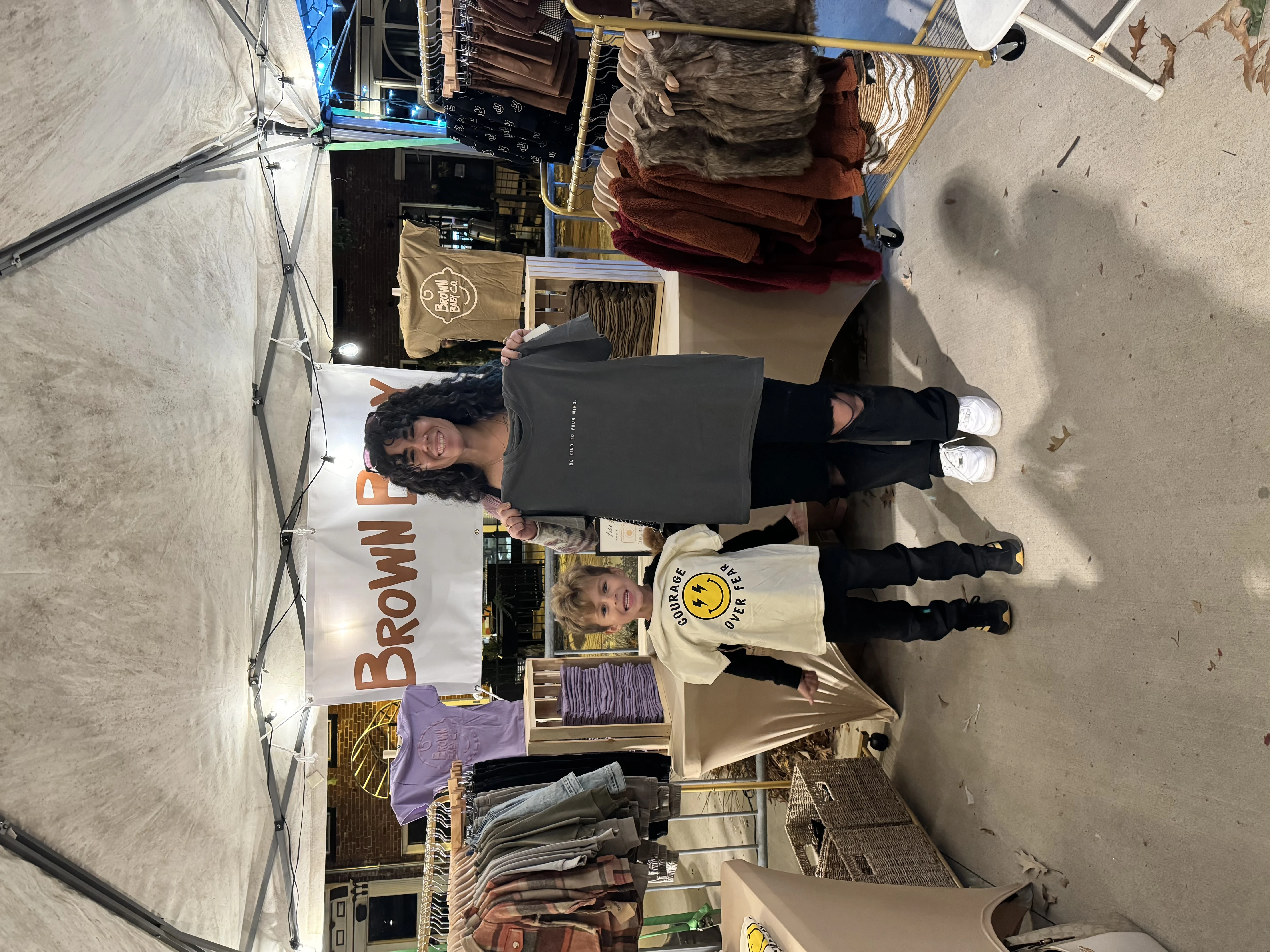 Brown Baby co booth setup 1
