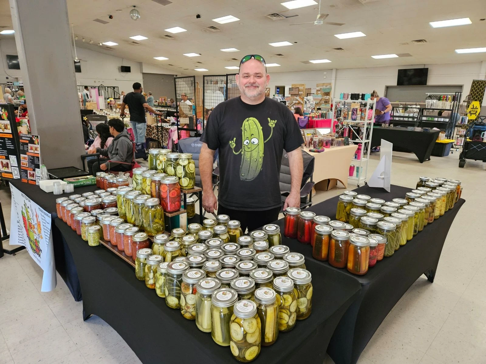 Pickle and Pepper Obsession booth setup 1