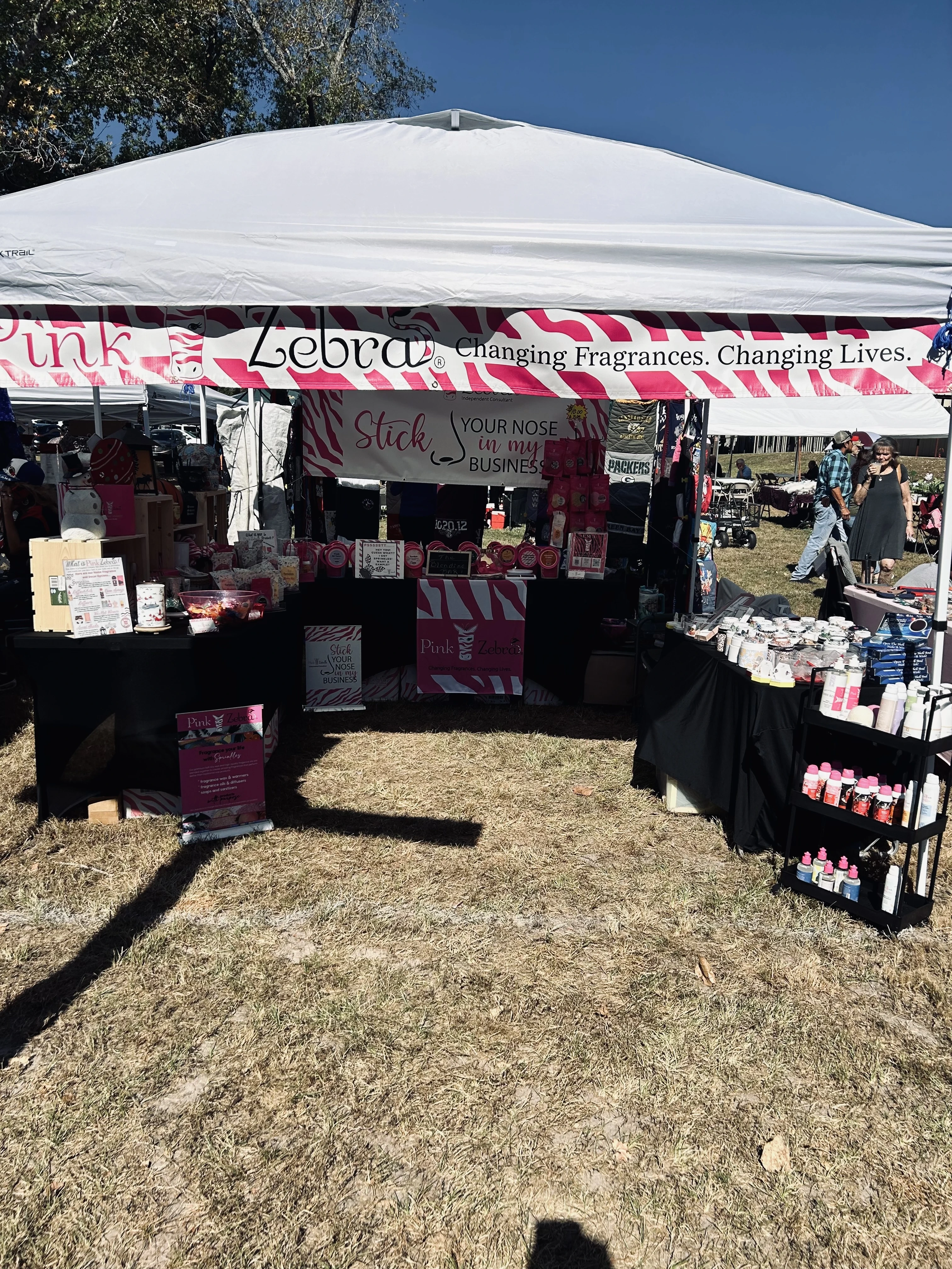 Momma C Fairy Sprinkles (PinkZebra) booth setup 1