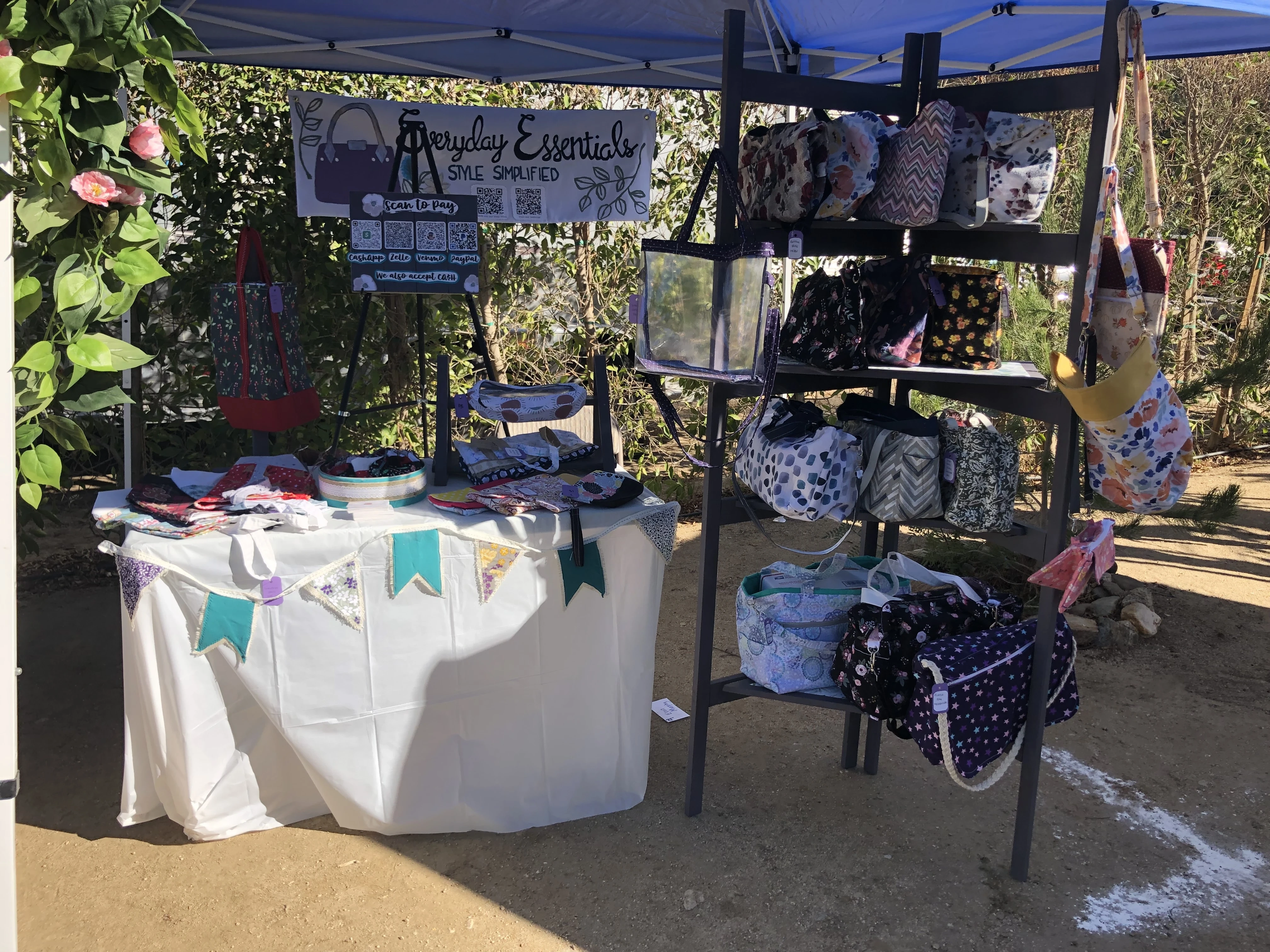 Everyday Essentials: Style Simplified booth setup 1