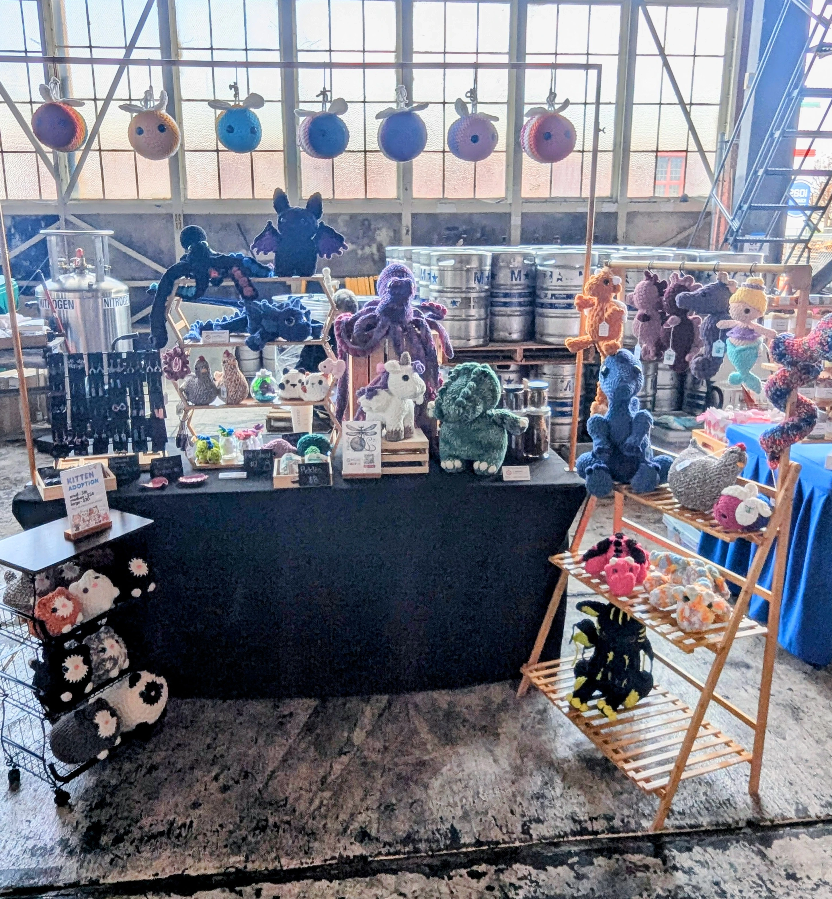 FiberFly booth setup 1