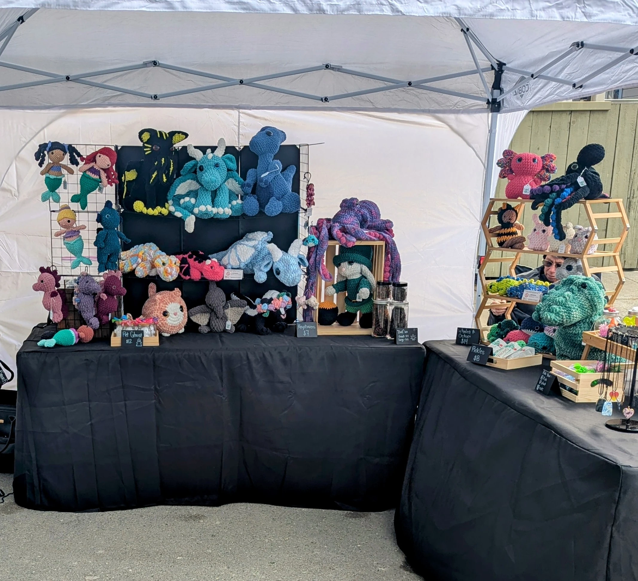 FiberFly booth setup 2