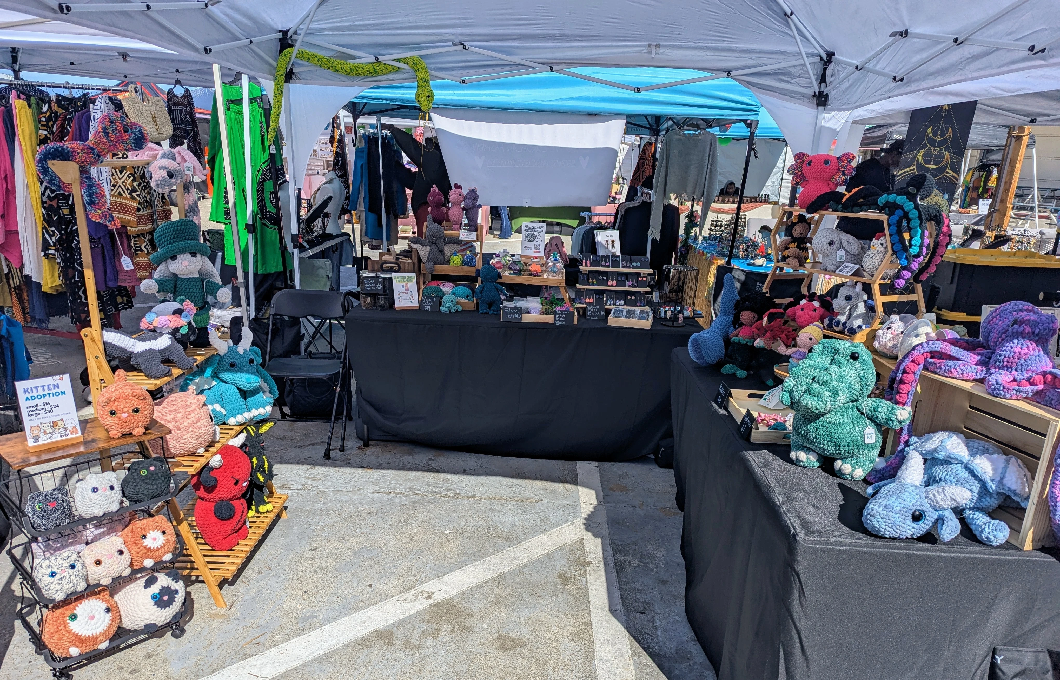 FiberFly booth setup 4