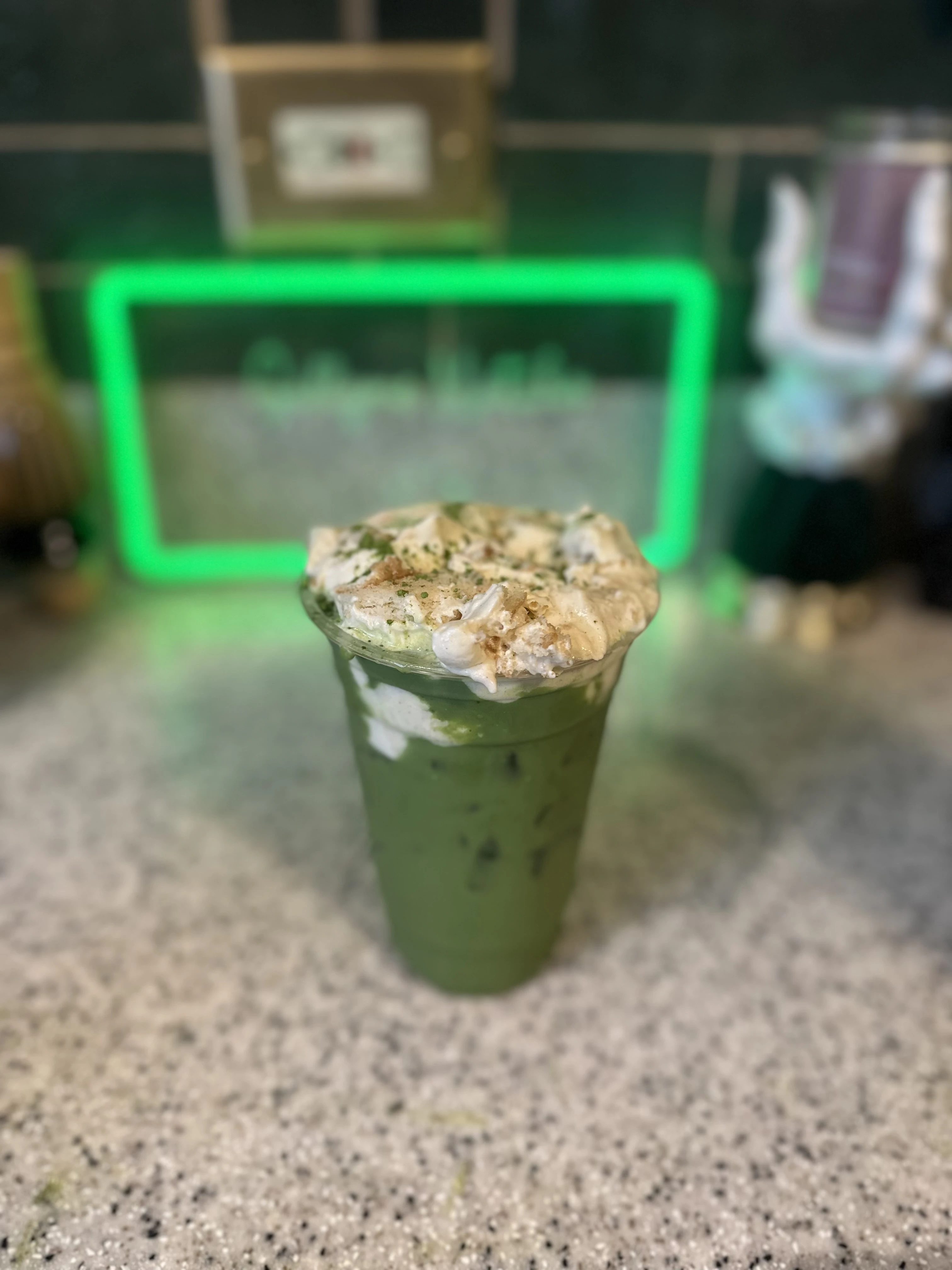 Sillyme Matcha booth setup 1