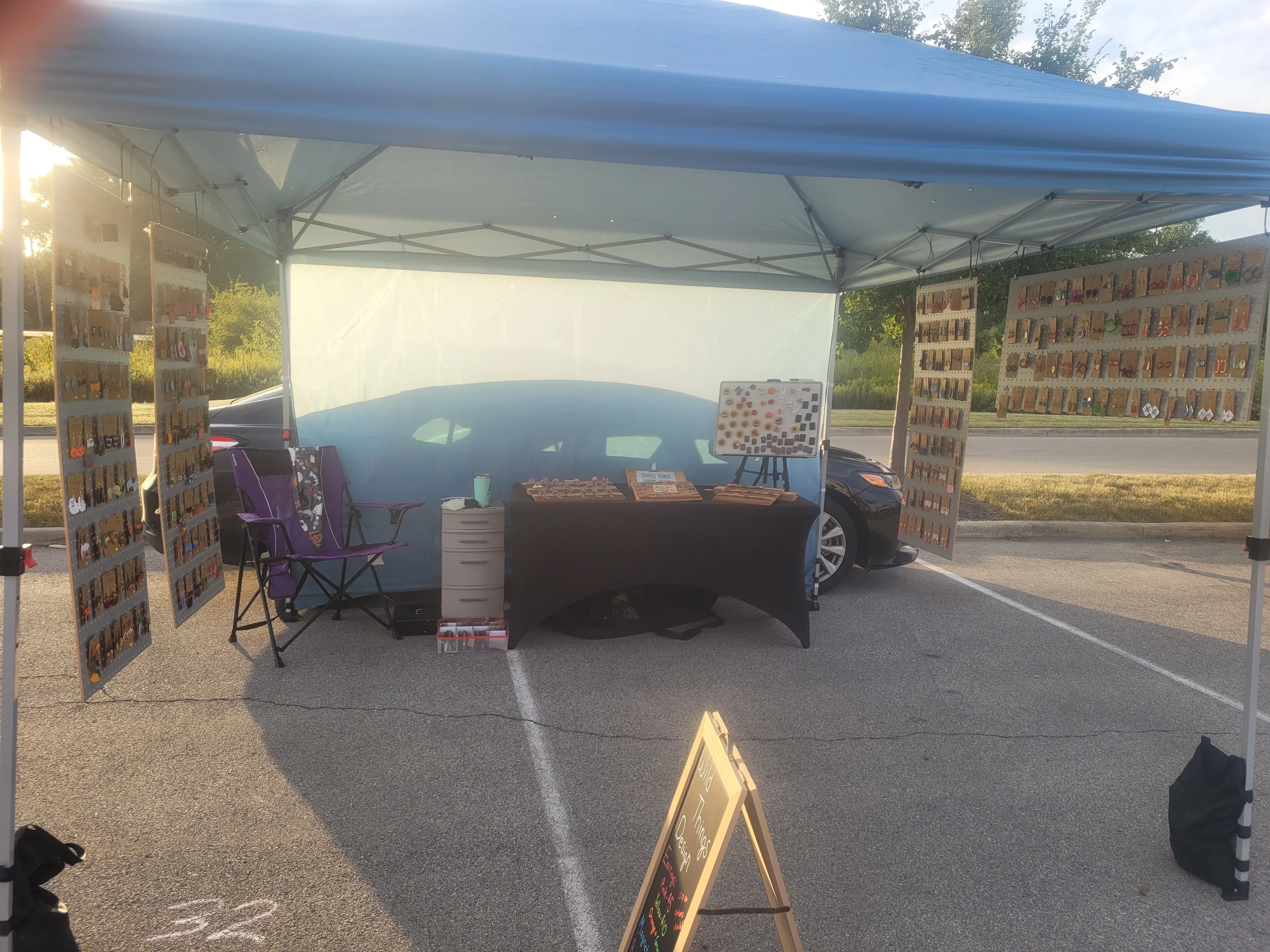 Wild Things Design booth setup 1