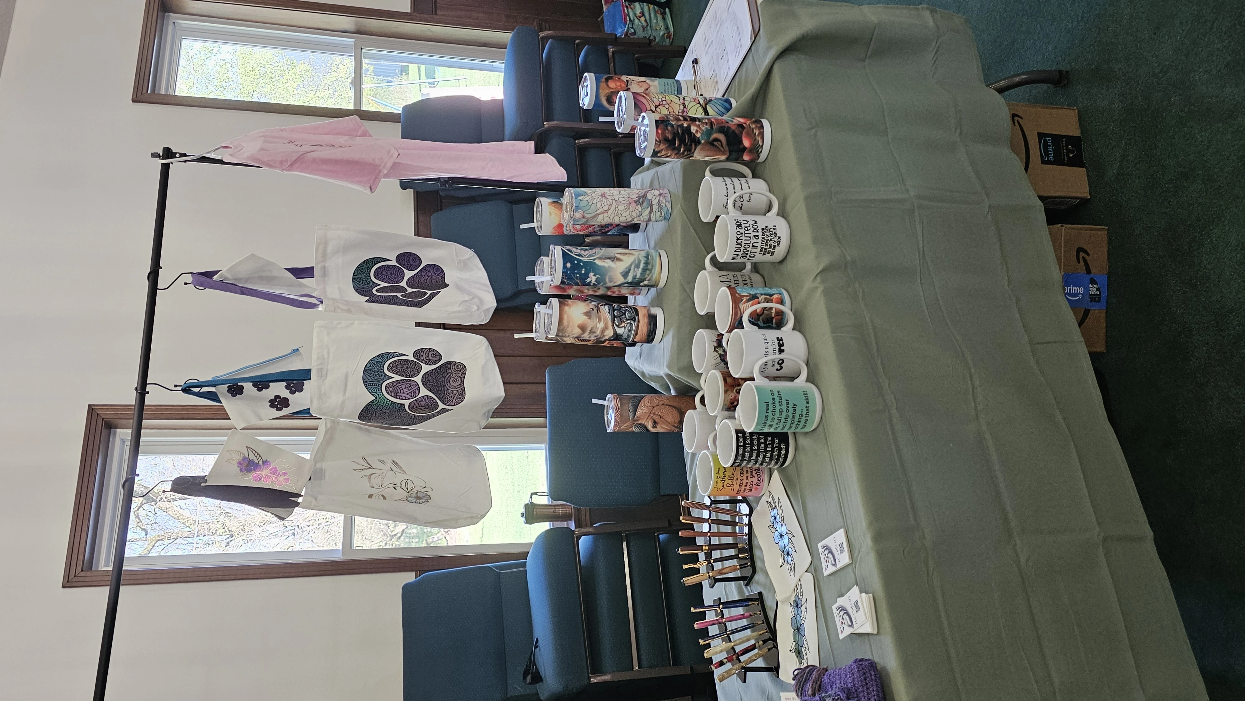 TLCCRAFTS.US booth setup 1