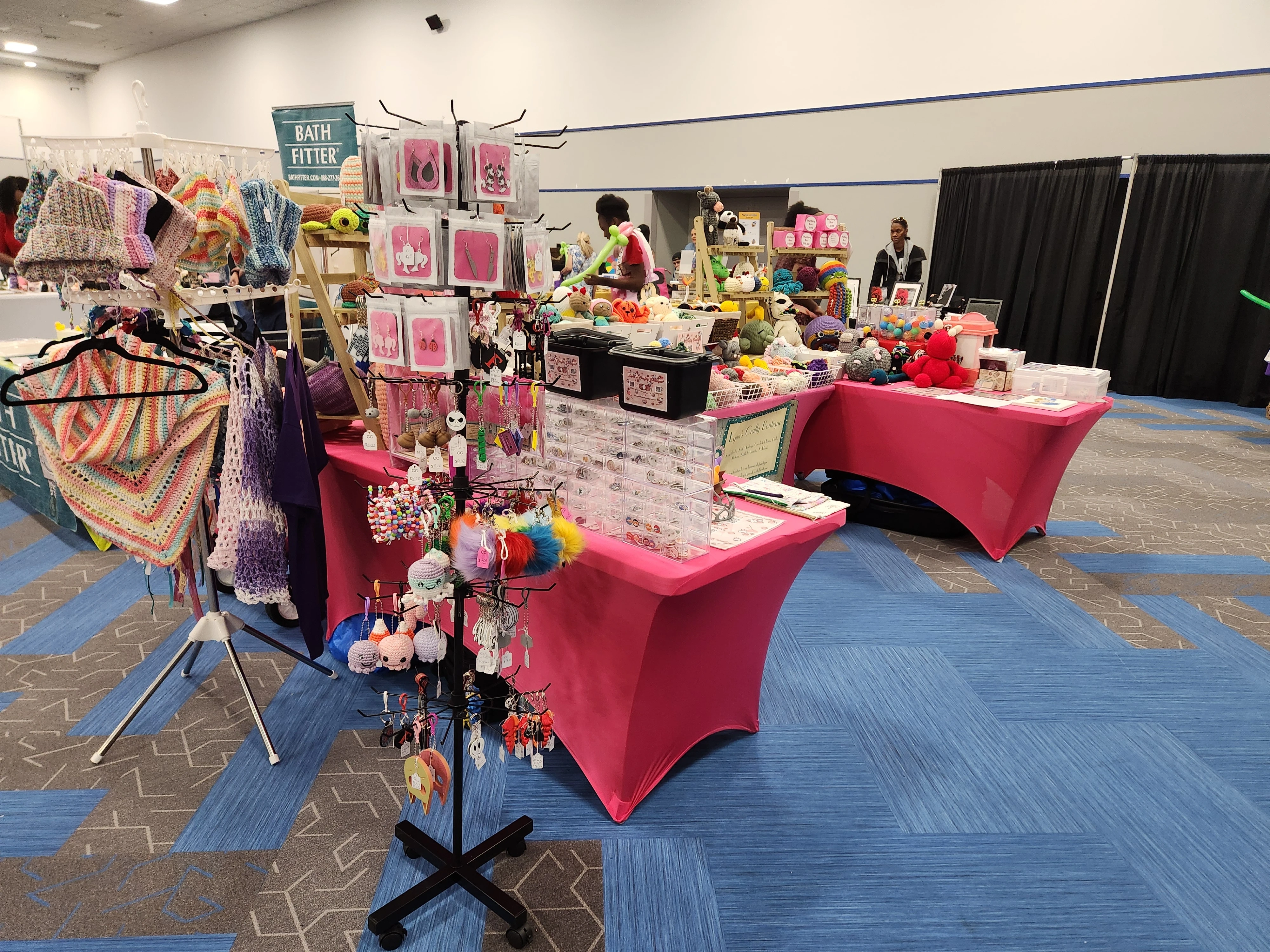 Stephanie Lynn Collins booth setup 2