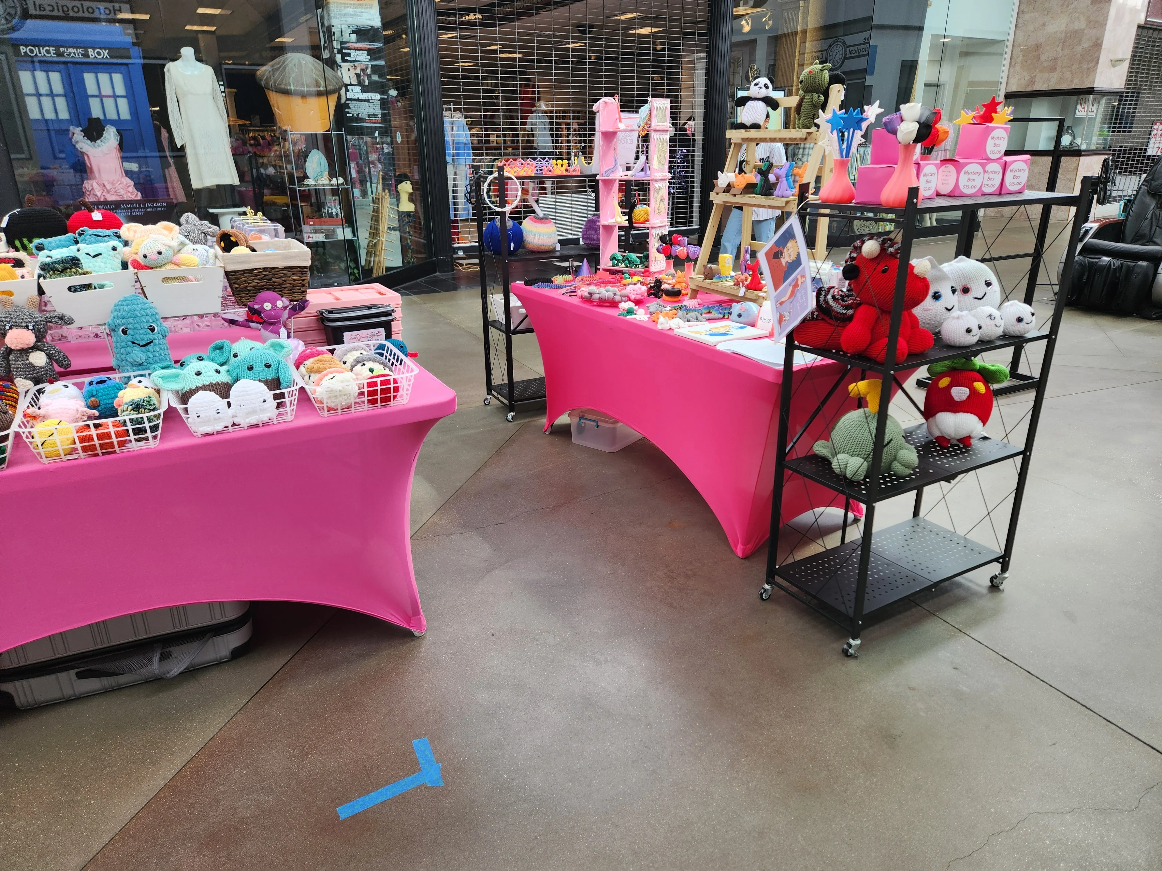 Stephanie Lynn Collins booth setup 3
