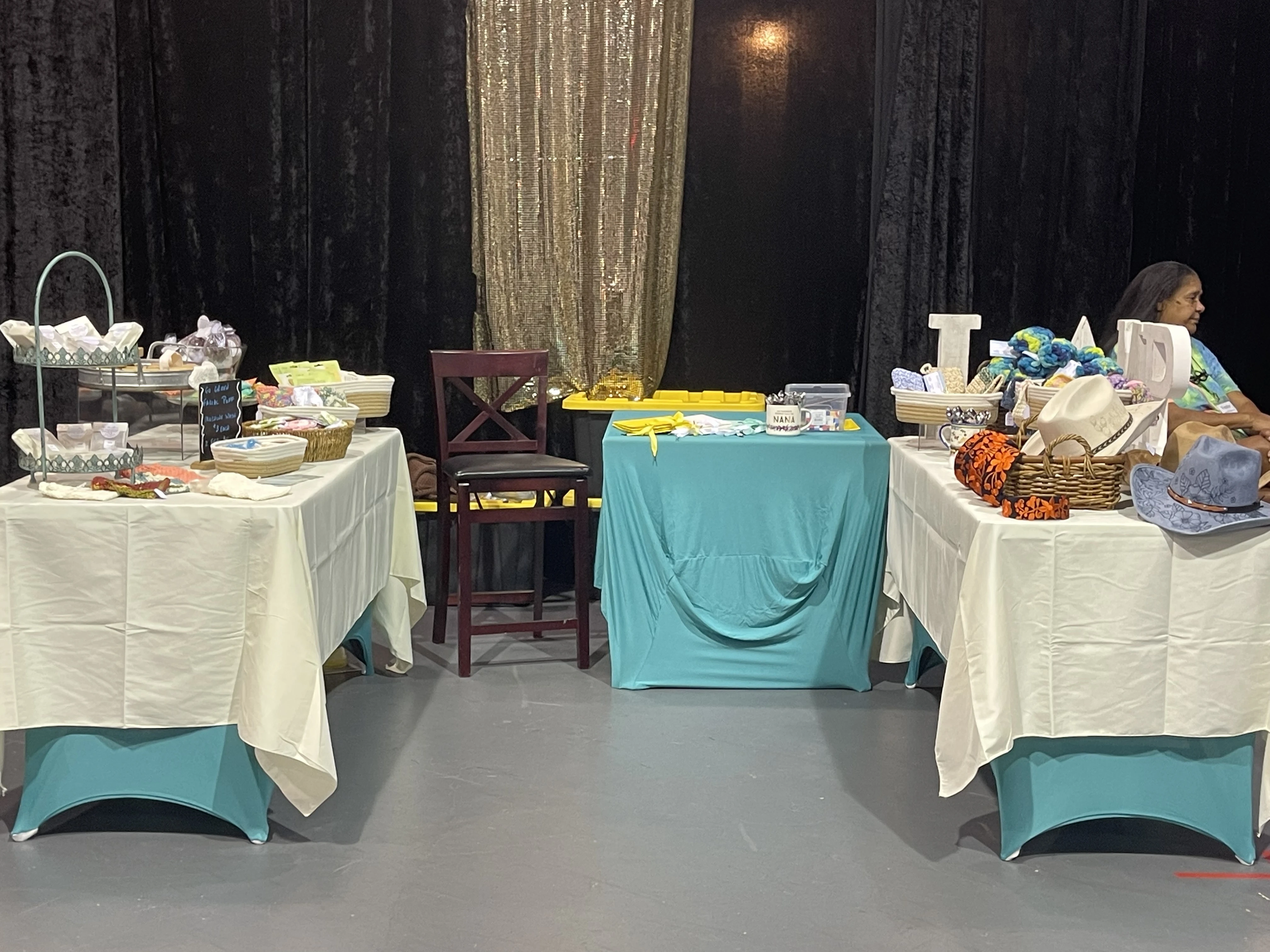 LAMP Enterprises booth setup 1