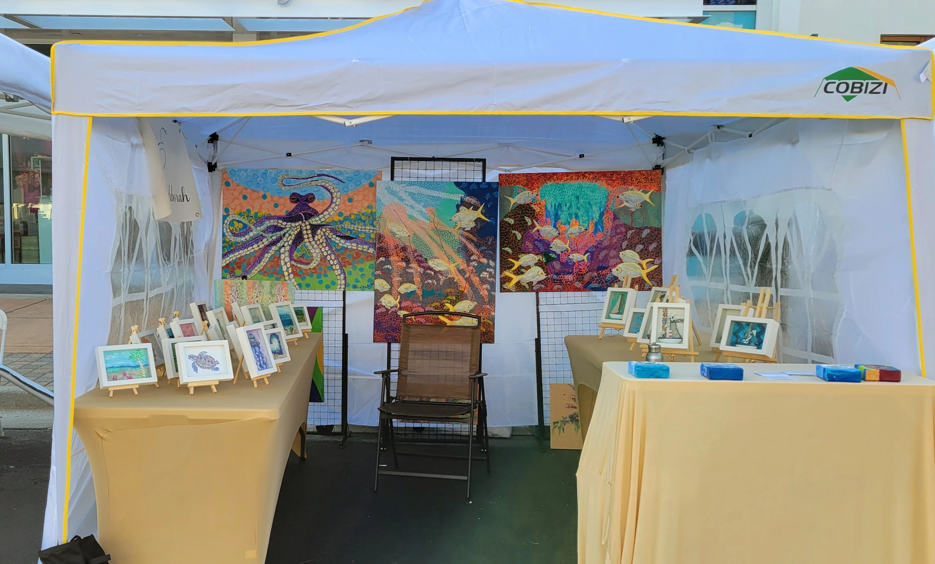 Expressionsbydeborah.com booth setup 1