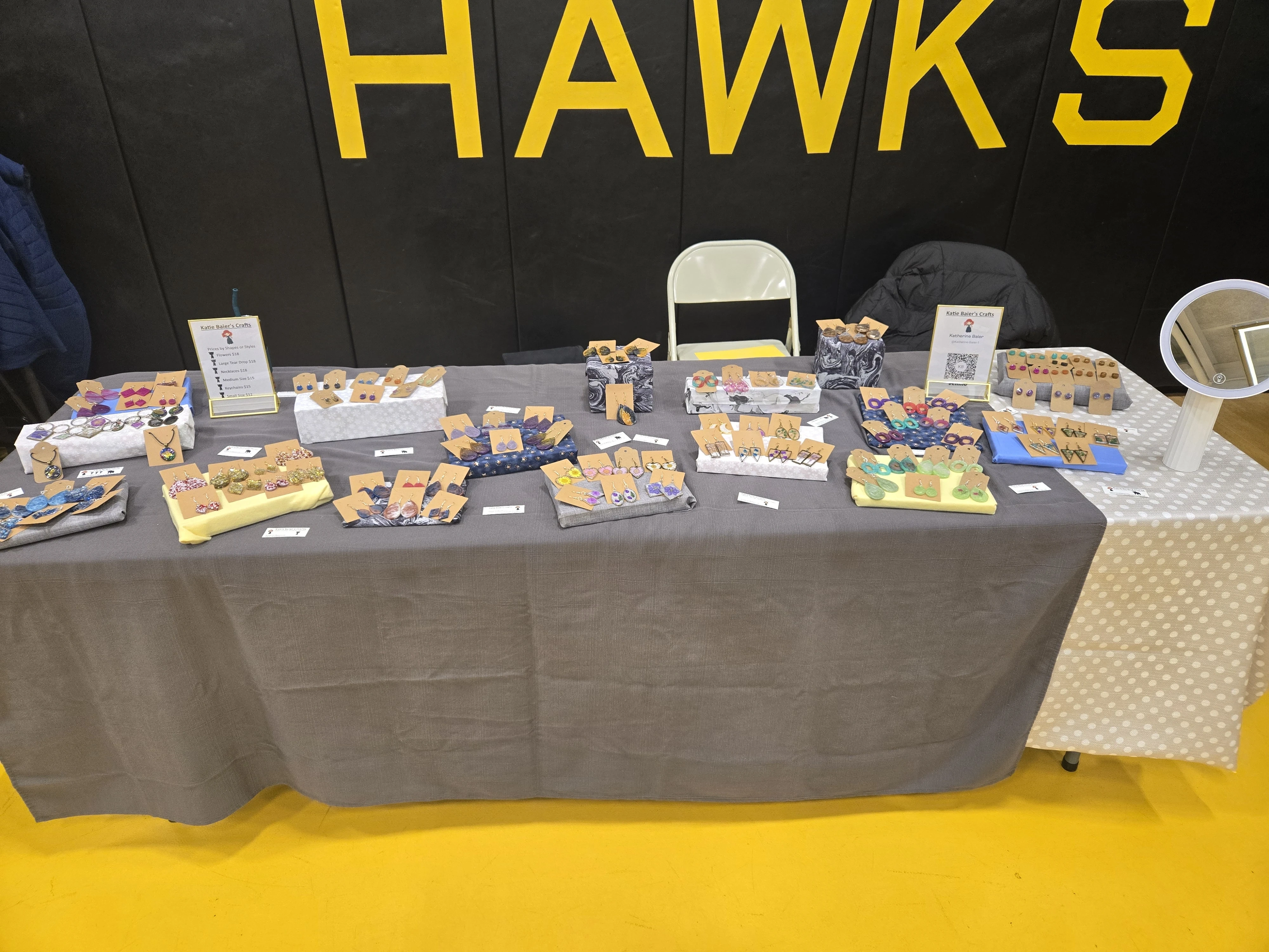 Braveredheadteacher booth setup 1