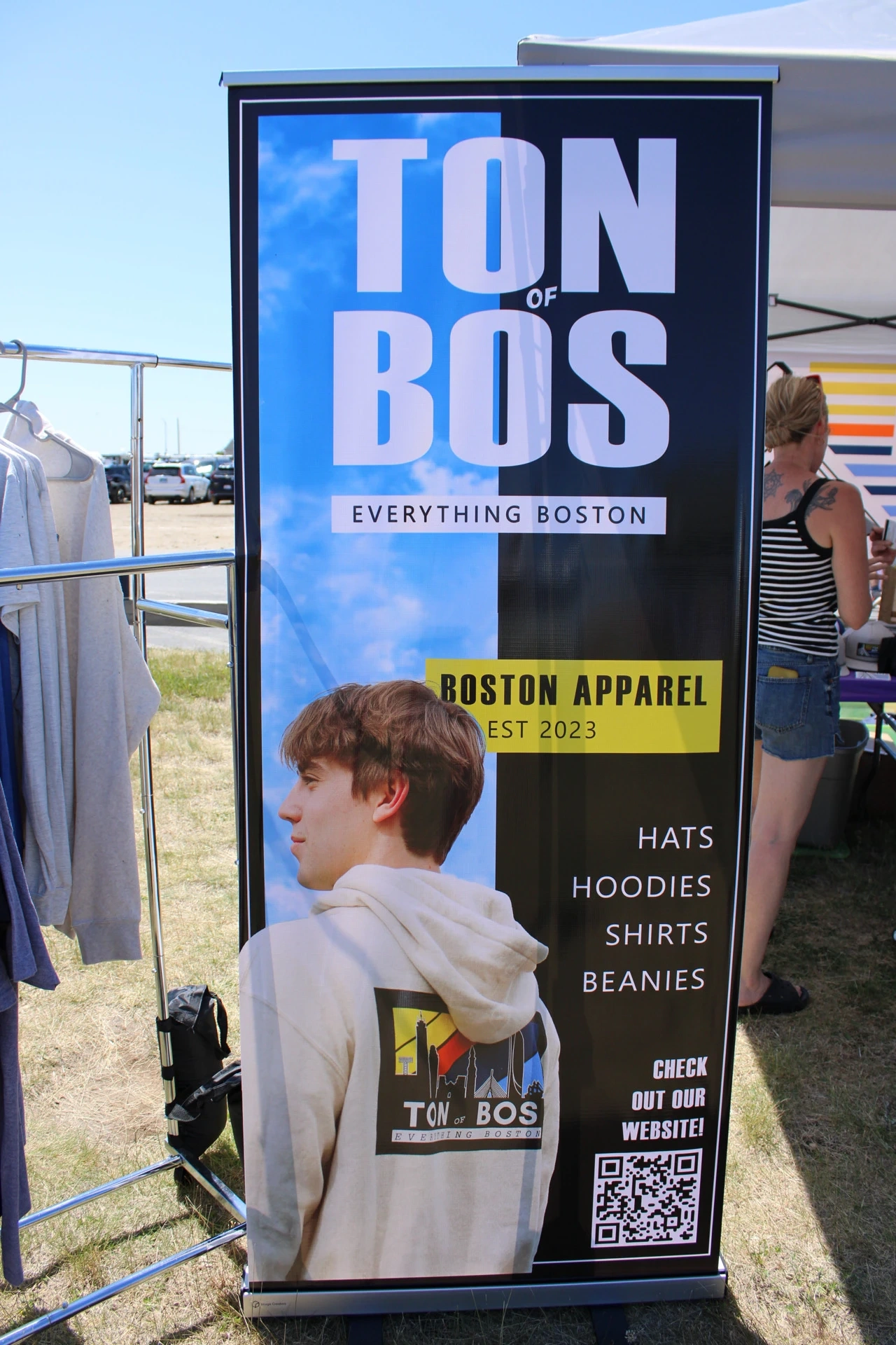 Ton of Boston booth setup 3