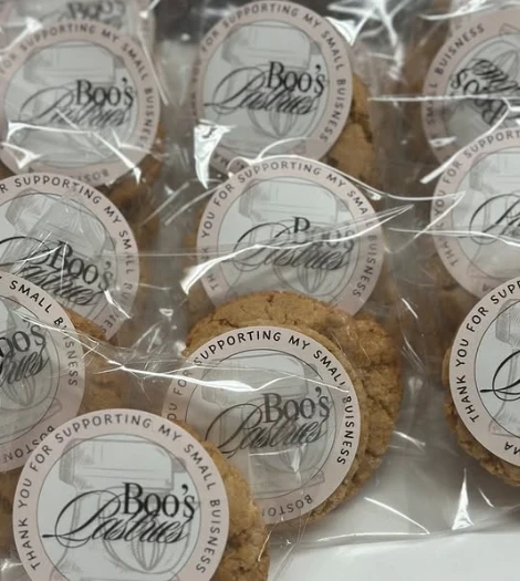 Boo's Pastries booth setup 1