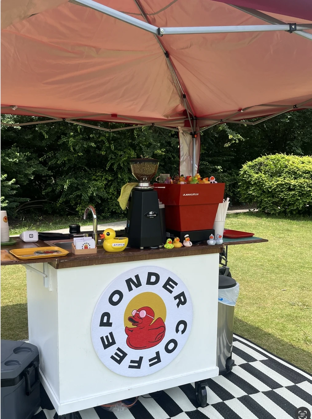 Ponder Coffee booth setup 1